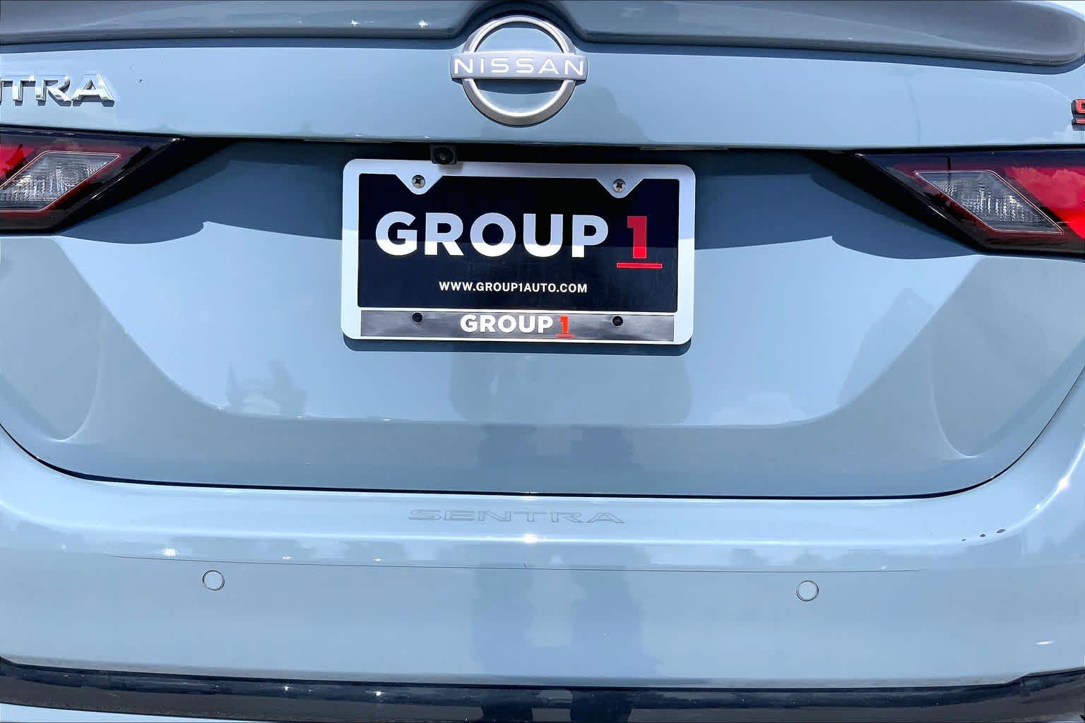 2024 Nissan Sentra SR Atlantic Gray Metallic/Super Black at Tomball Ford