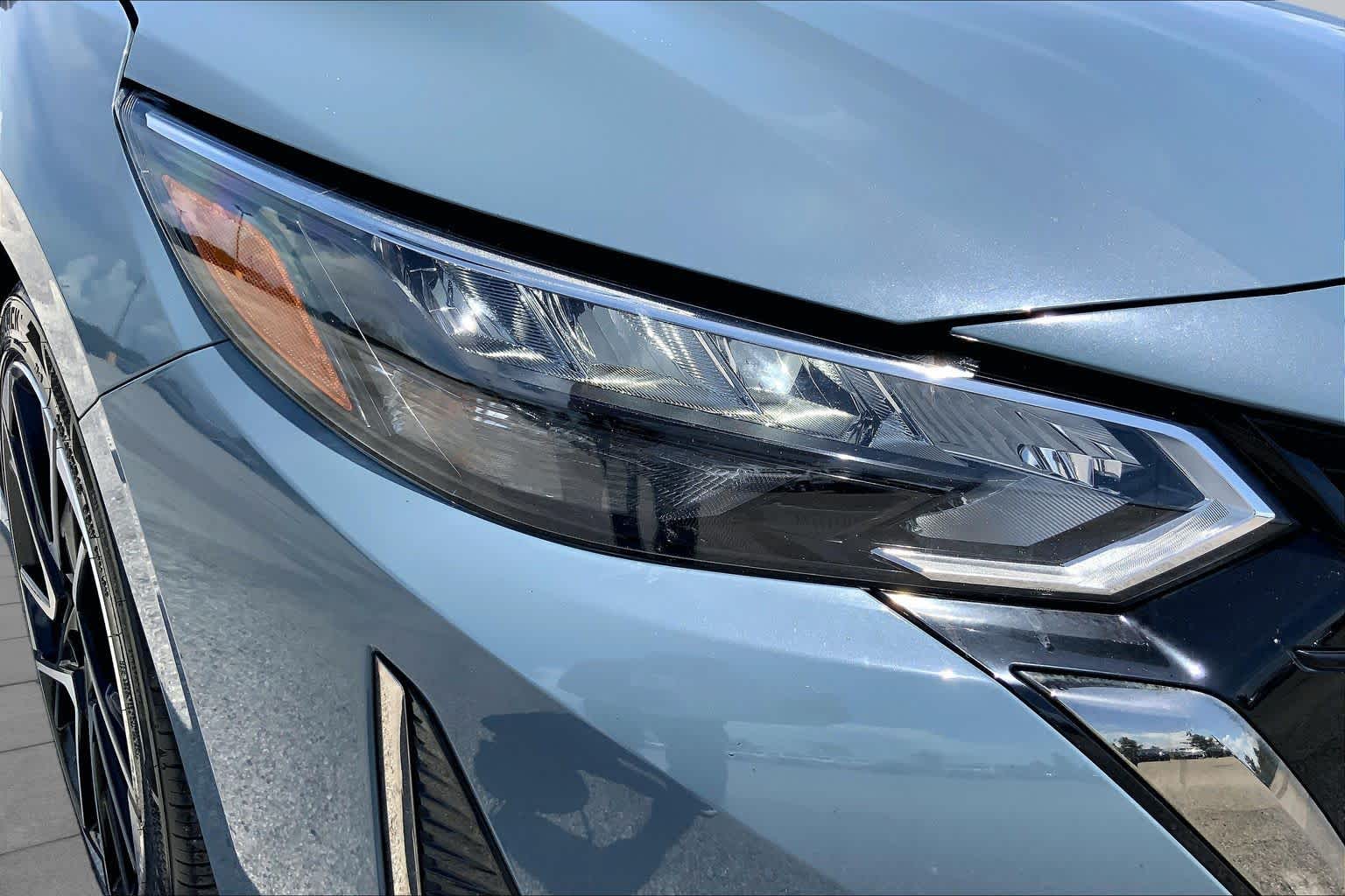 2024 Nissan Sentra SR Atlantic Gray Metallic/Super Black at Tomball Ford