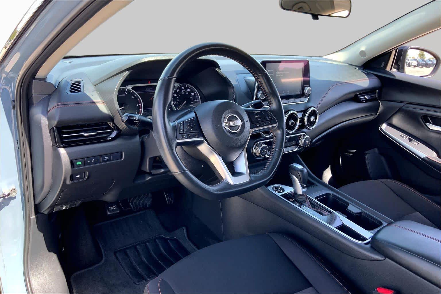 2024 Nissan Sentra SR Atlantic Gray Metallic/Super Black at Tomball Ford