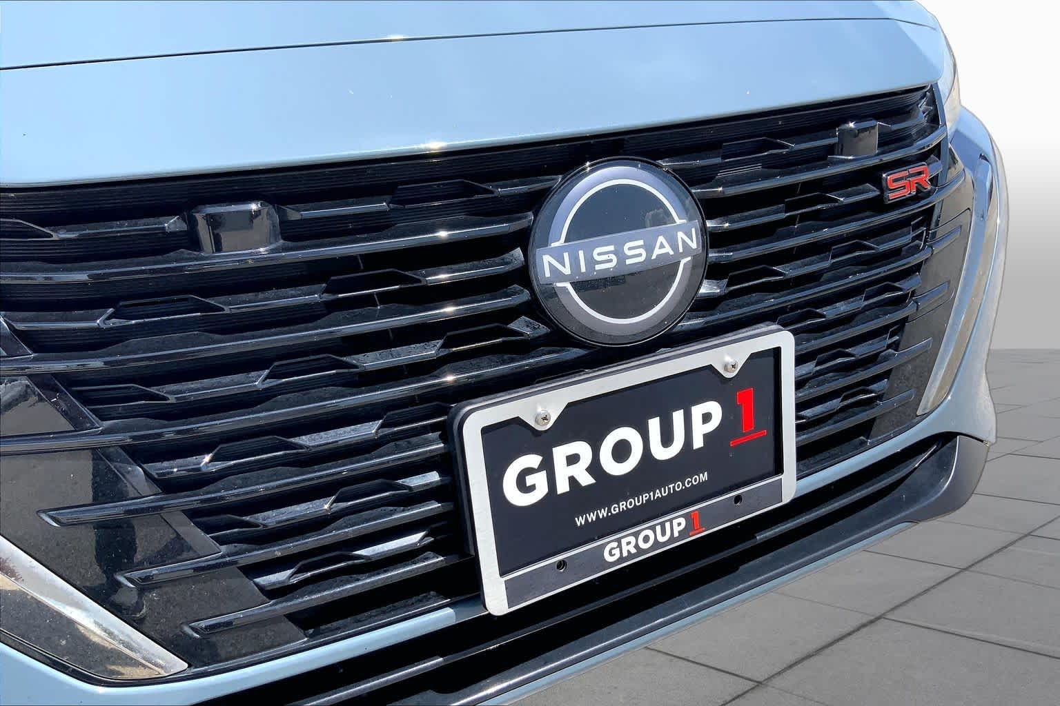 2024 Nissan Sentra SR Atlantic Gray Metallic/Super Black at Tomball Ford