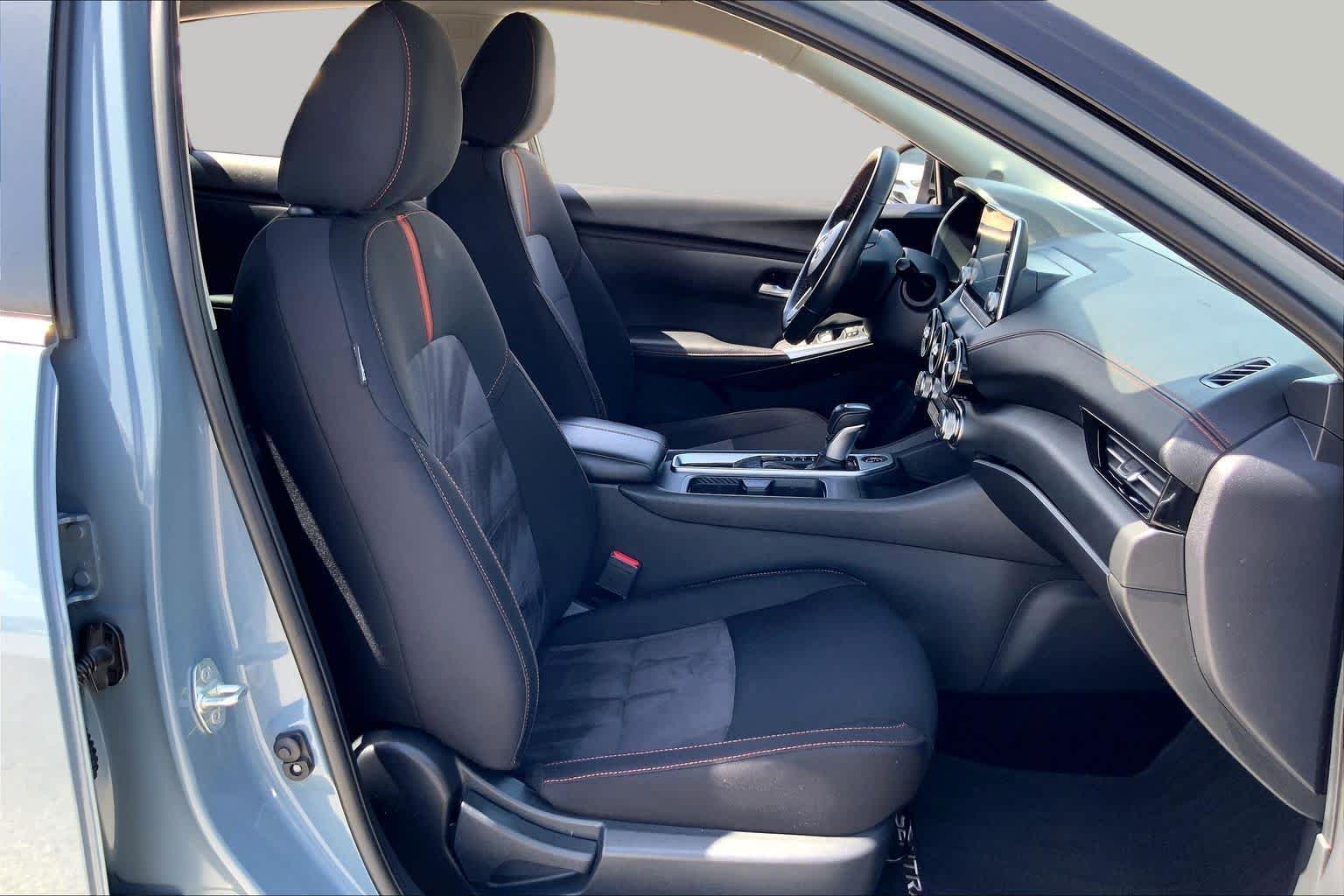 2024 Nissan Sentra SR Atlantic Gray Metallic/Super Black at Tomball Ford