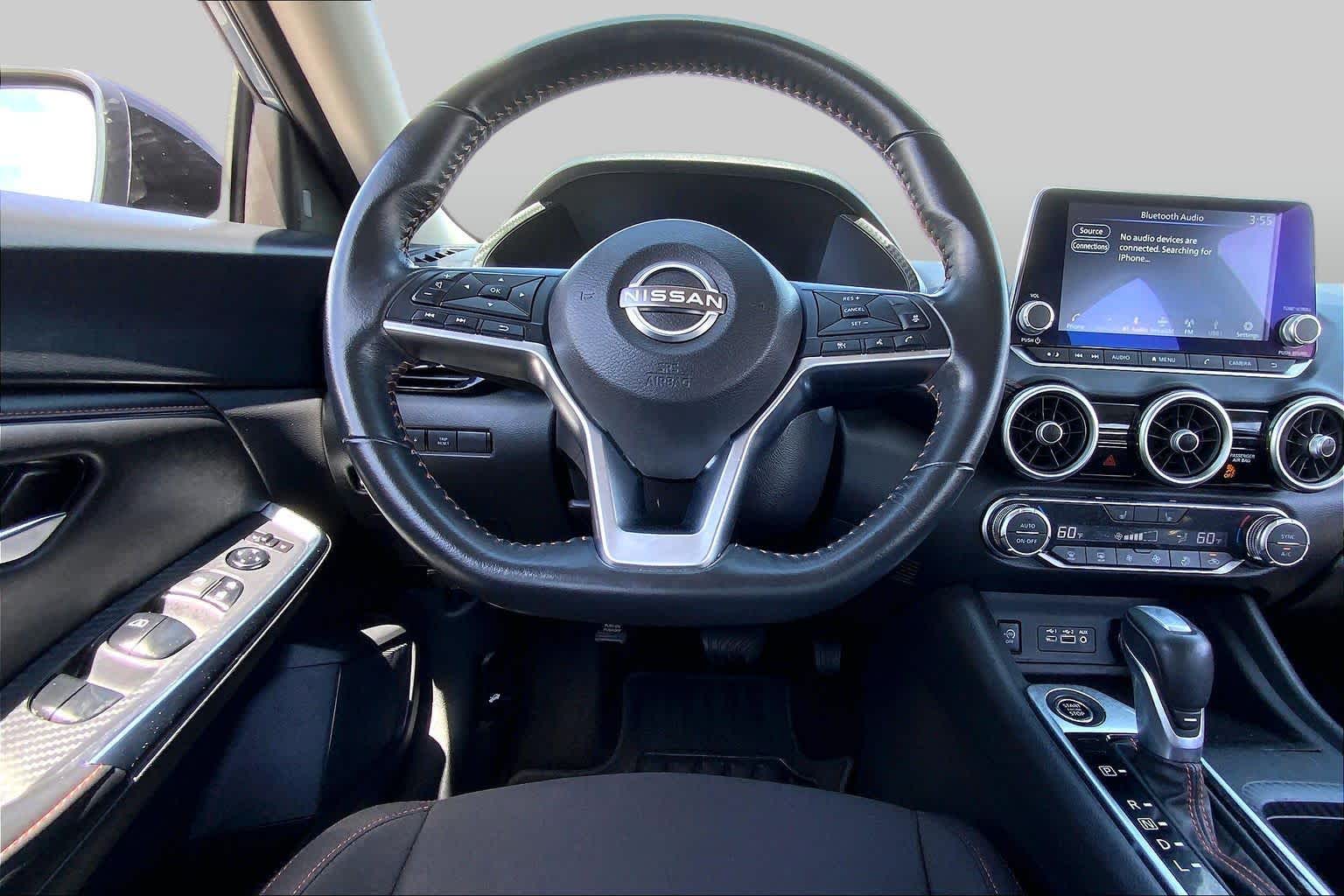 2024 Nissan Sentra SR Atlantic Gray Metallic/Super Black at Tomball Ford