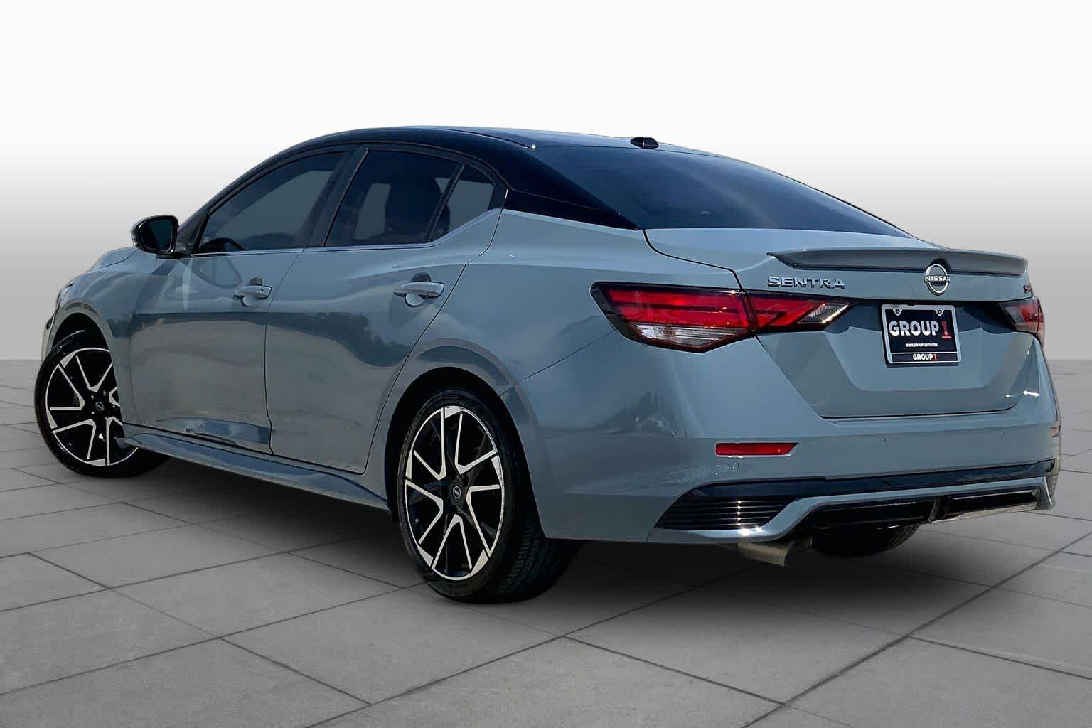 2024 Nissan Sentra SR Atlantic Gray Metallic/Super Black at Tomball Ford