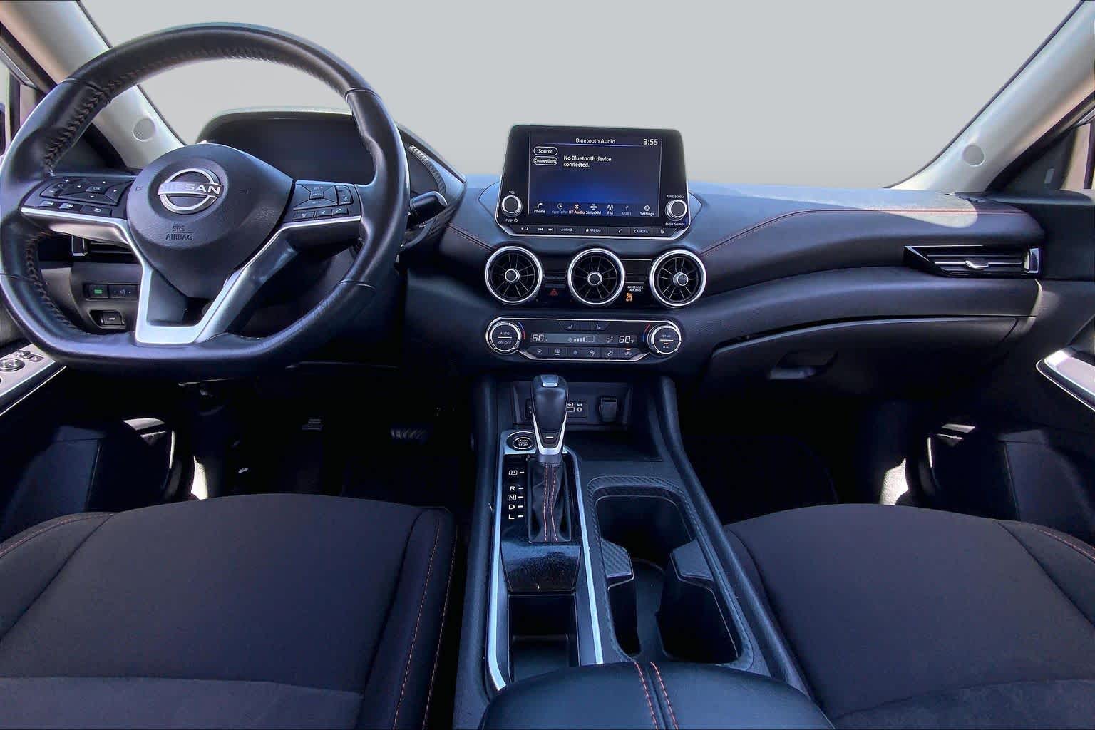 2024 Nissan Sentra SR Atlantic Gray Metallic/Super Black at Tomball Ford