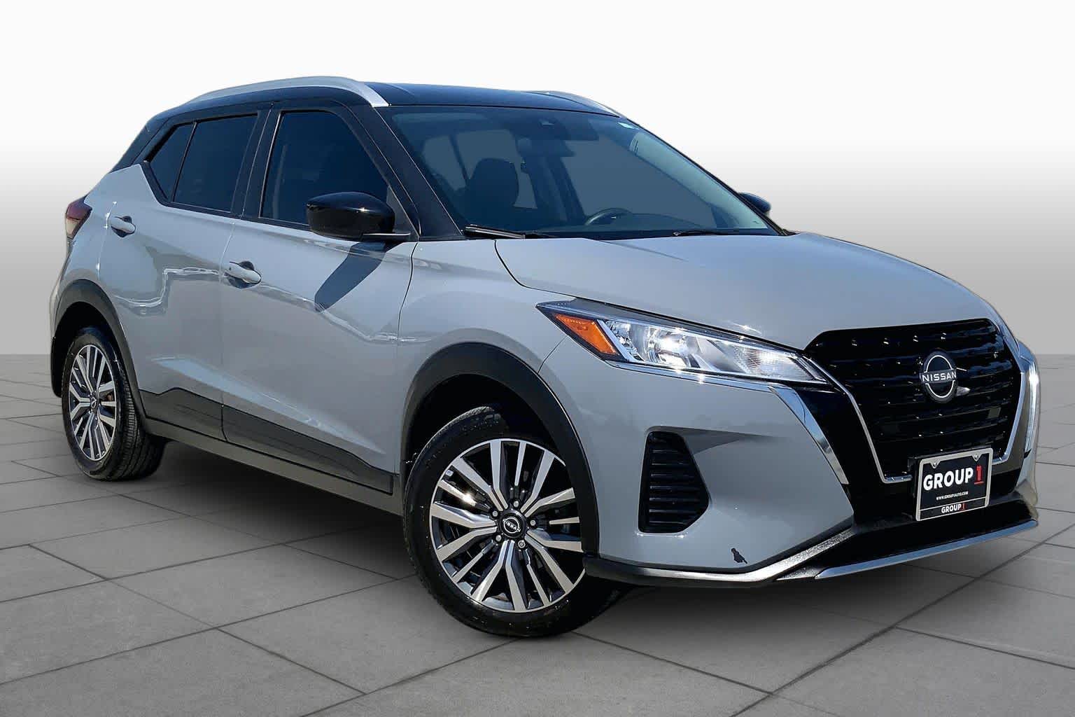 2023 Nissan Kicks SV Gray/Super Black at AutoNation Chrysler Jeep Dodge Ram Spring