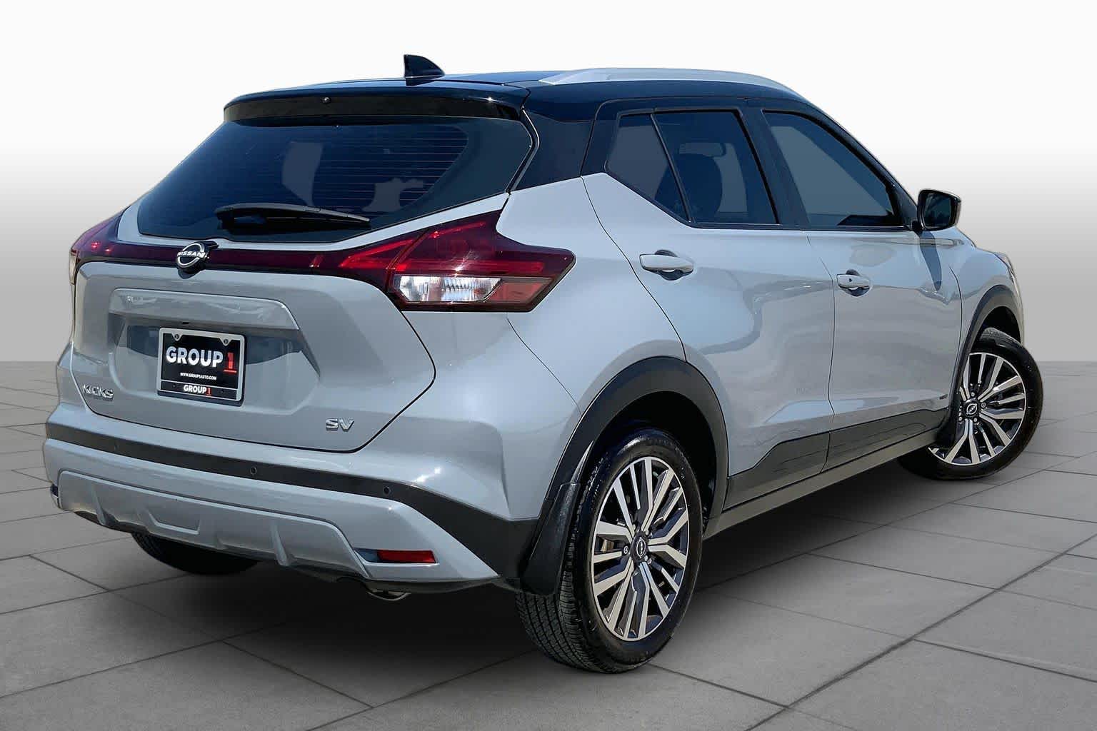 2023 Nissan Kicks SV Gray/Super Black at AutoNation Chrysler Jeep Dodge Ram Spring