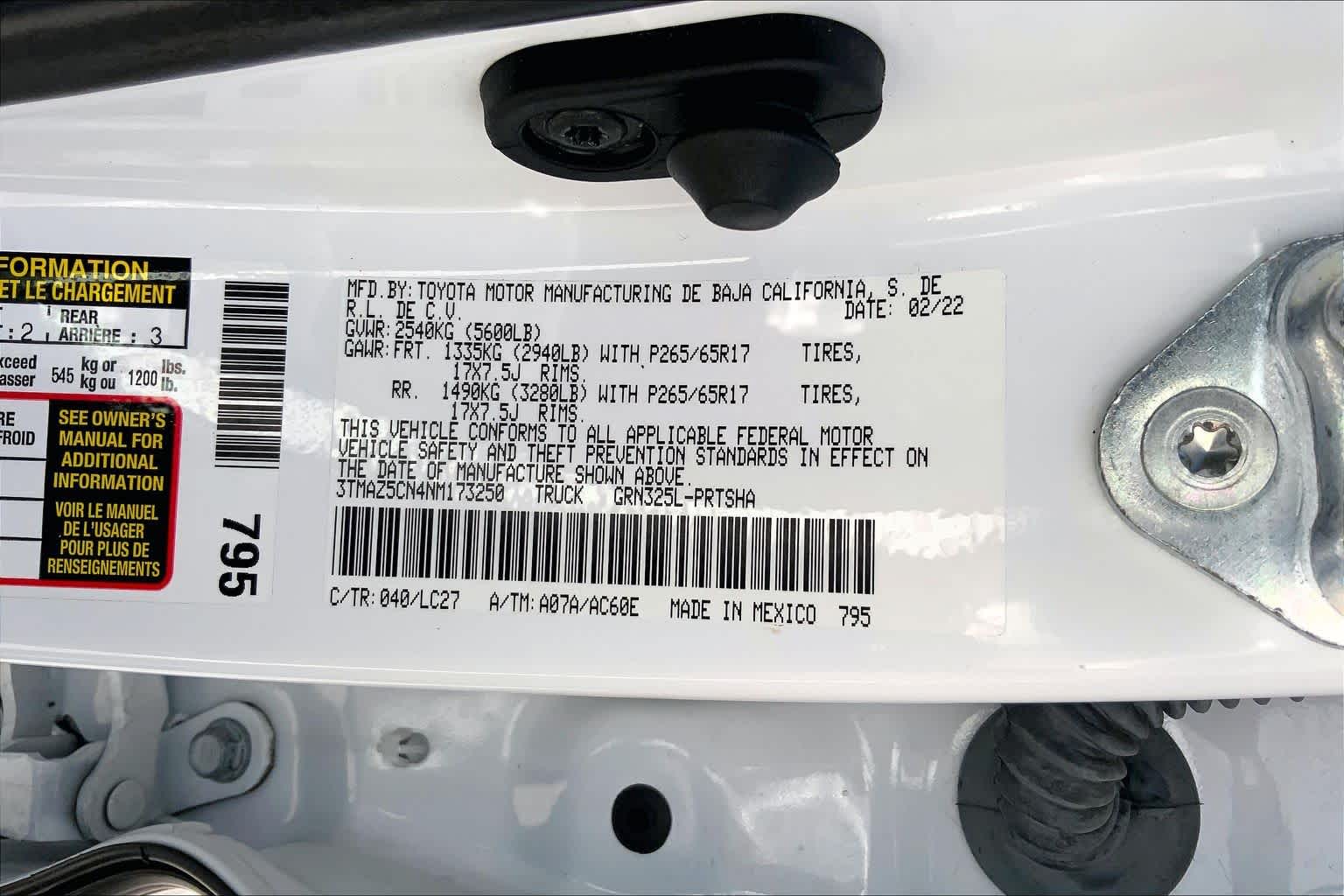 2022 Toyota Tacoma photo 36 of 36
