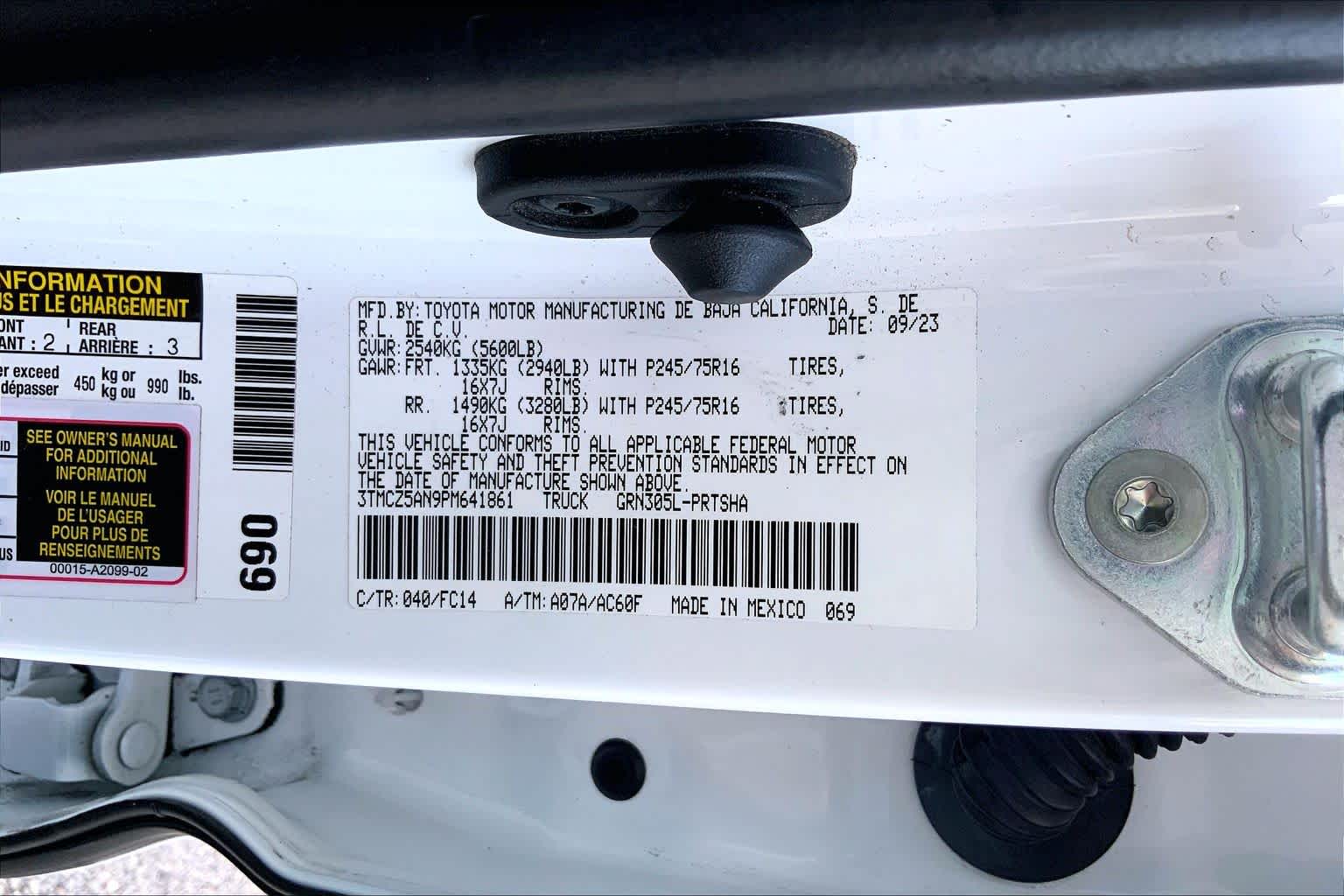 2023 Toyota Tacoma SR5 Ice Cap at Lexus Southwest Houston