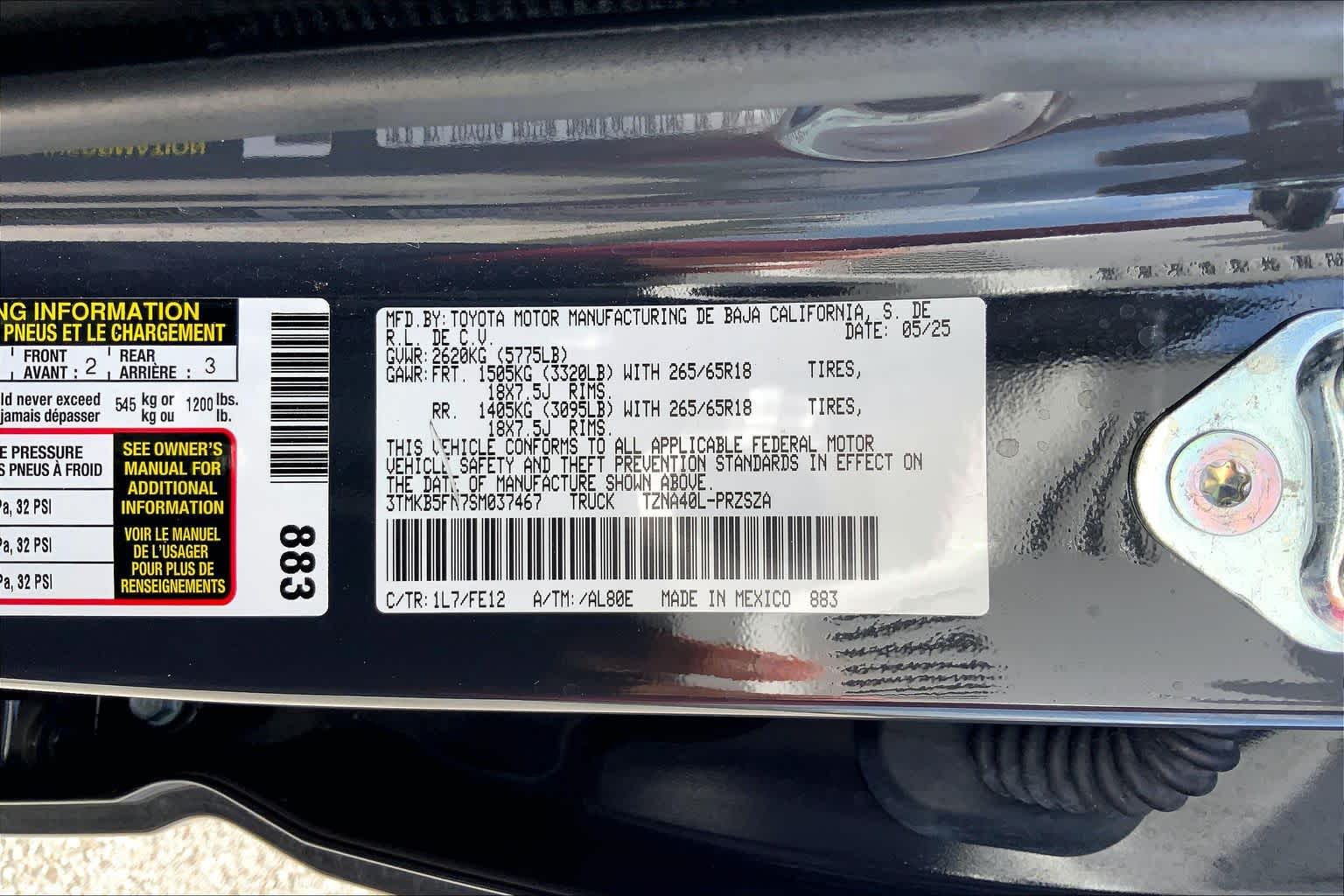 2025 Toyota Tacoma photo 35 of 35