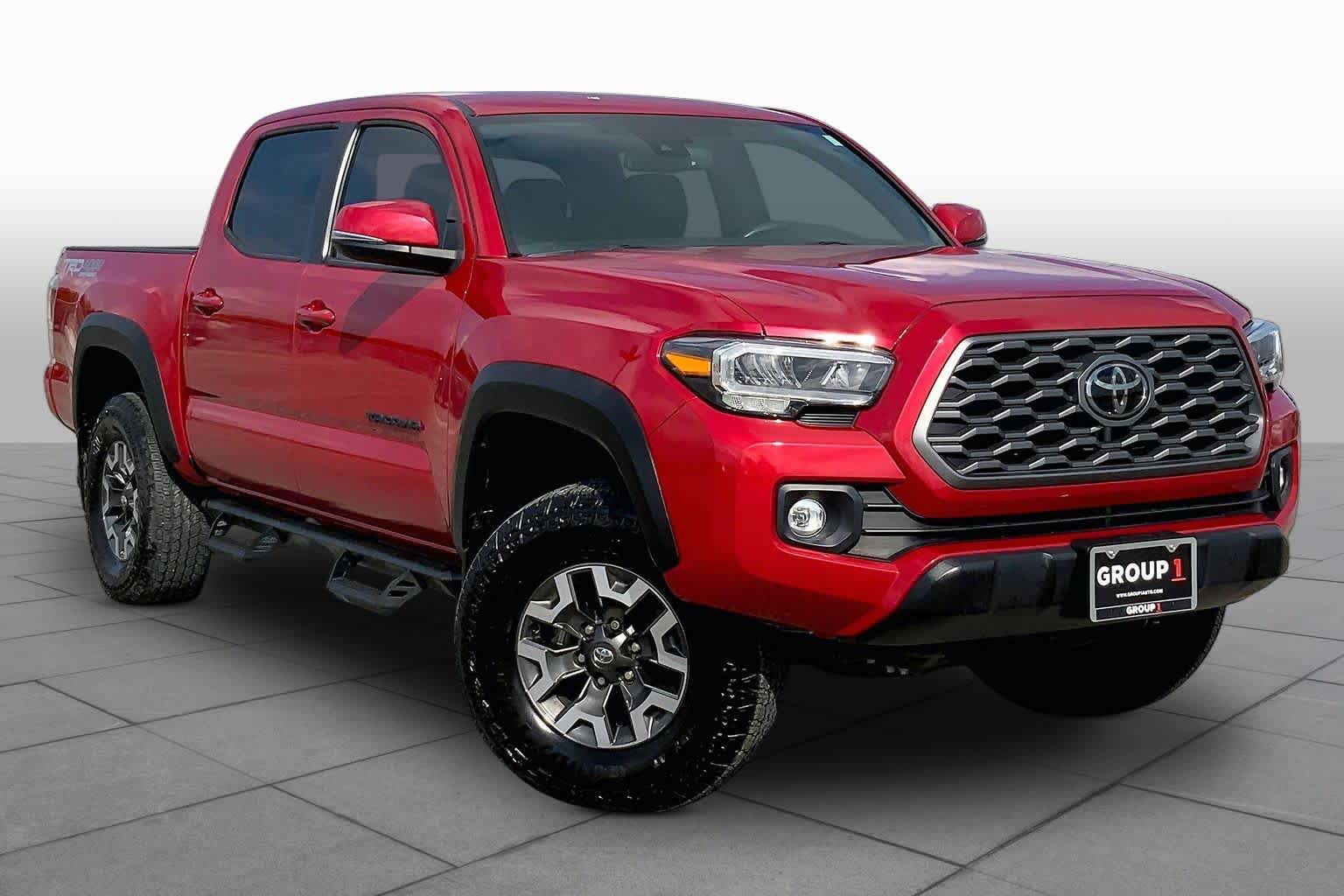 2023 Toyota Tacoma TRD Off Road Barcelona Red Metallic at Group 1 Toyota Southwest