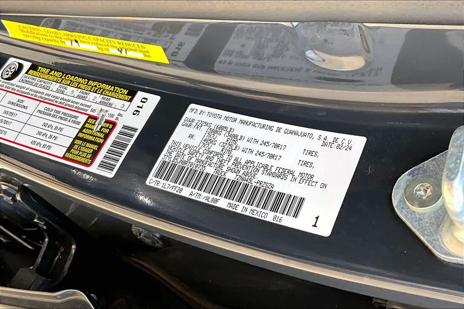 2024 Toyota Tacoma SR5 Underground at Group 1 Toyota Southwest