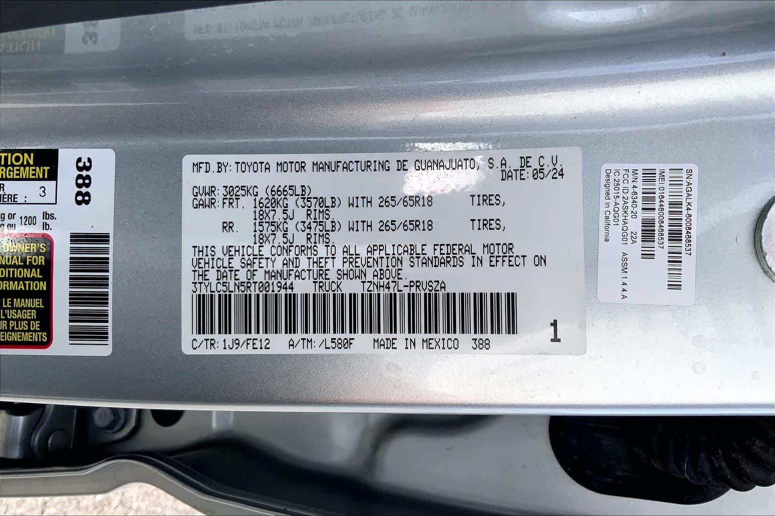 2024 Toyota Tacoma TRD Sport Hybrid Celestial Silver Metallic at Group 1 Toyota Southwest