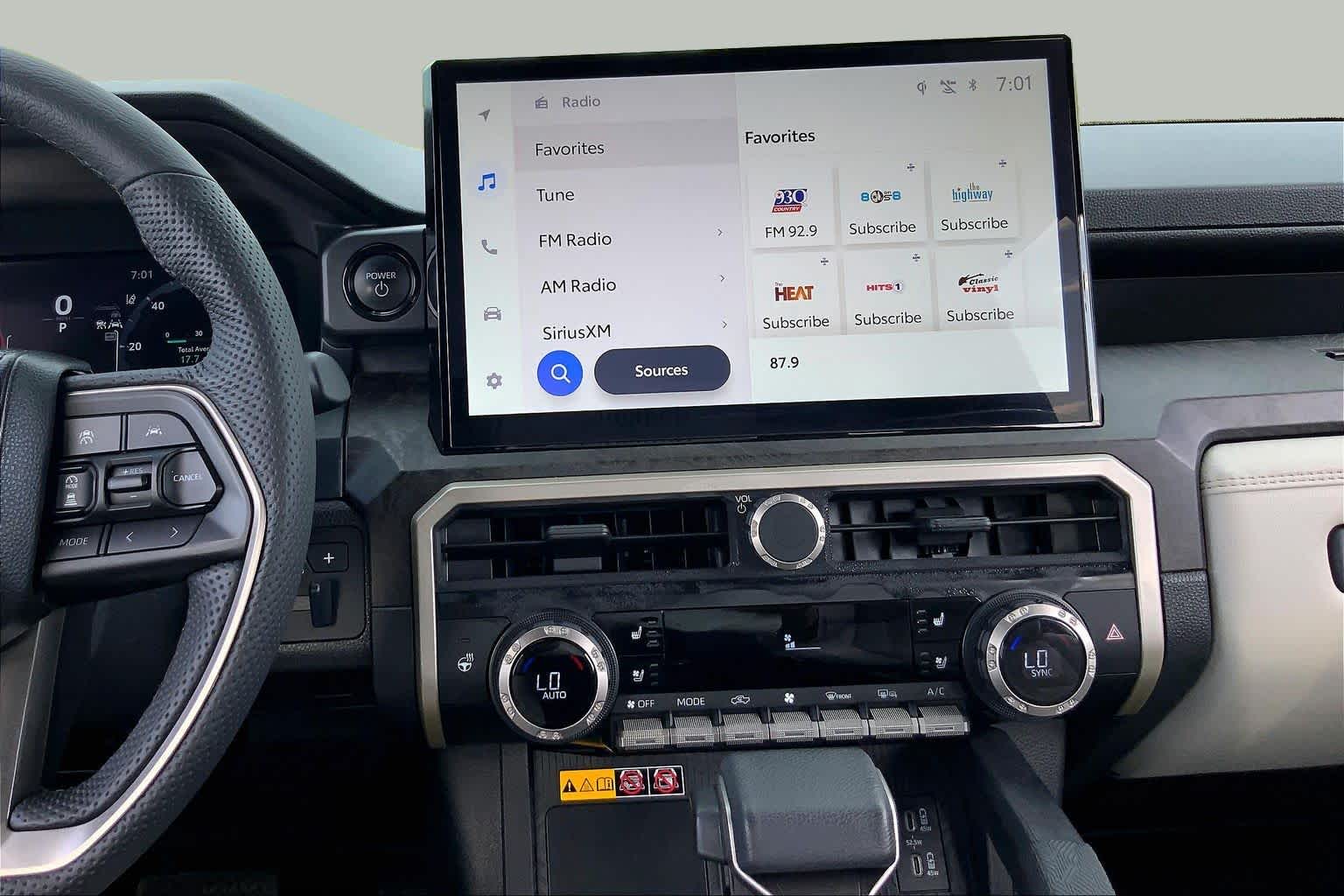 2025 Toyota Tacoma Limited Hybrid Wind Chill Pearl at Group 1 GMC Buick South