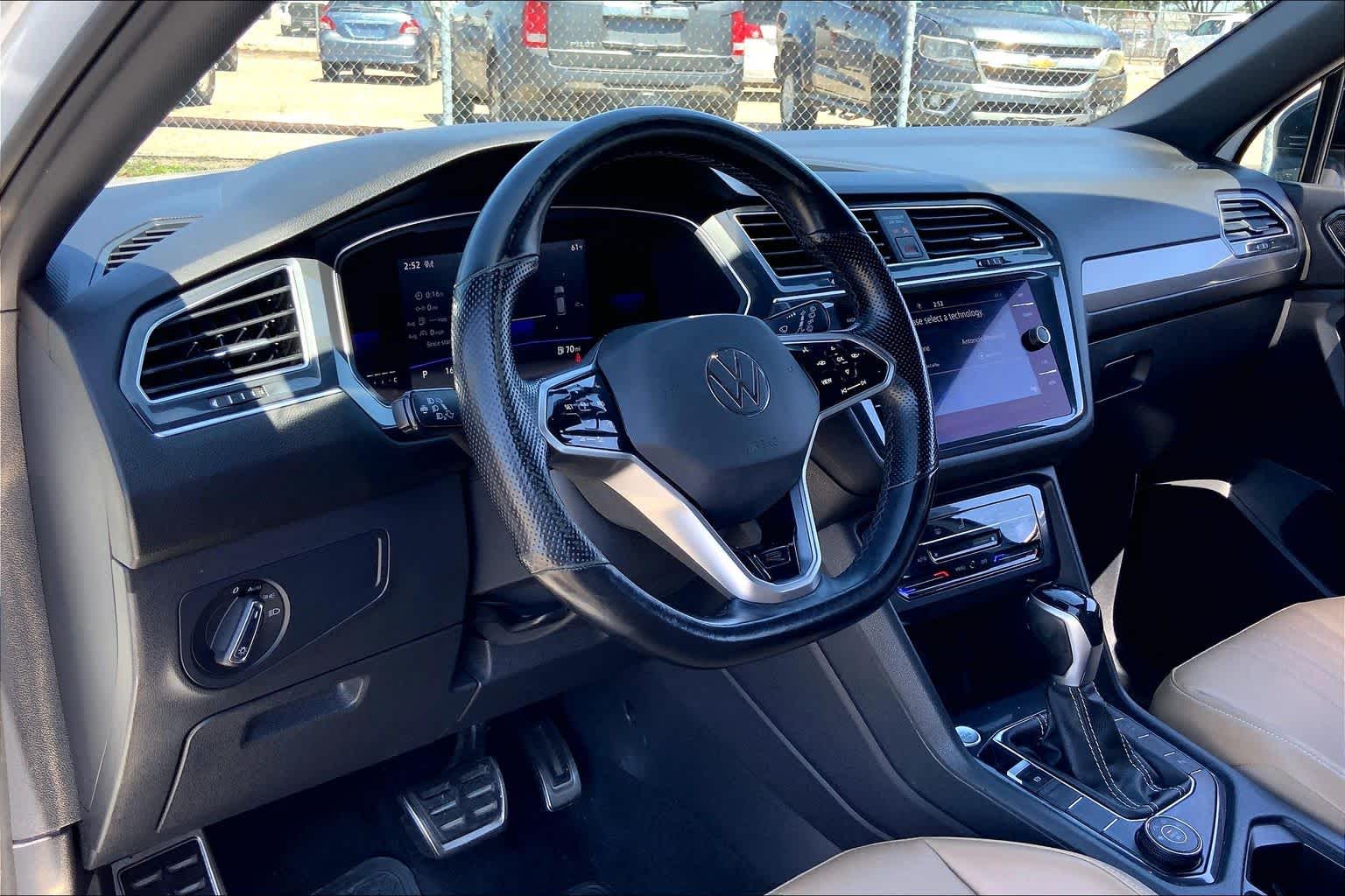 2022 Volkswagen Tiguan SE R-Line Black Pure White at Beck & Masten Kia