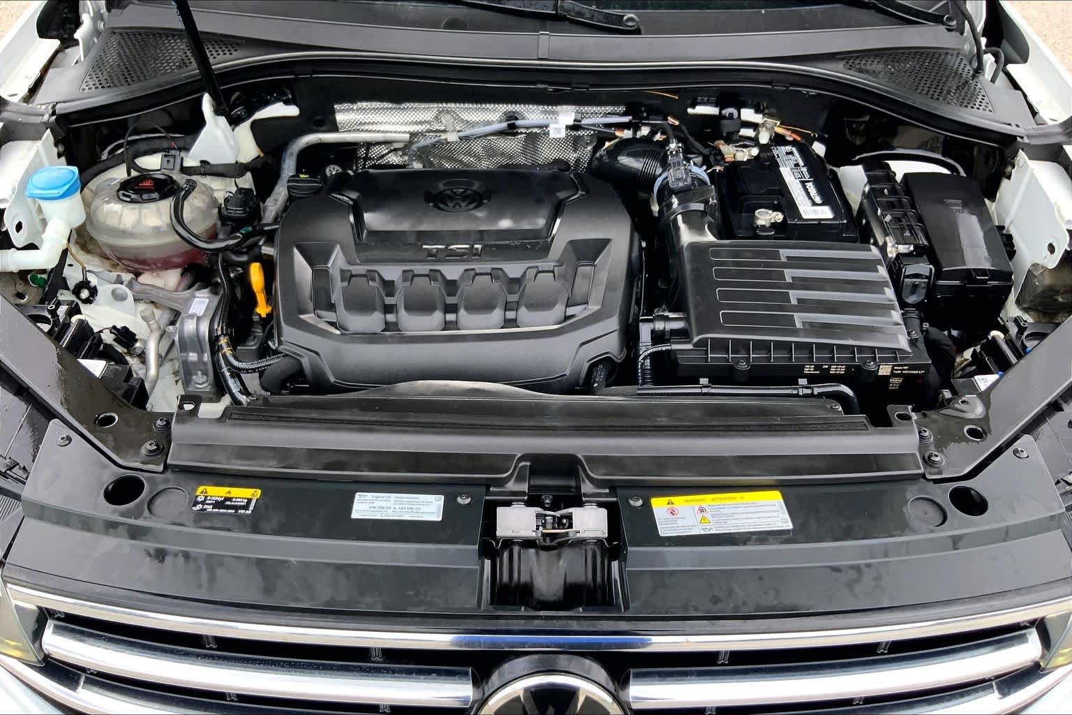 2023 Volkswagen Tiguan SE Opal White Pearl at Friendly Ford Crosby