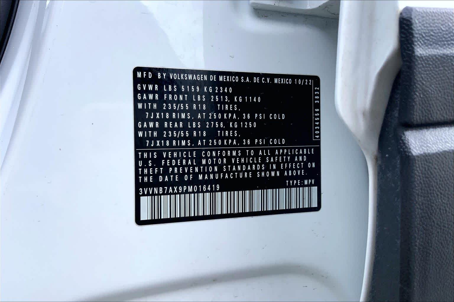 2023 Volkswagen Tiguan SE Opal White Pearl at Friendly Ford Crosby