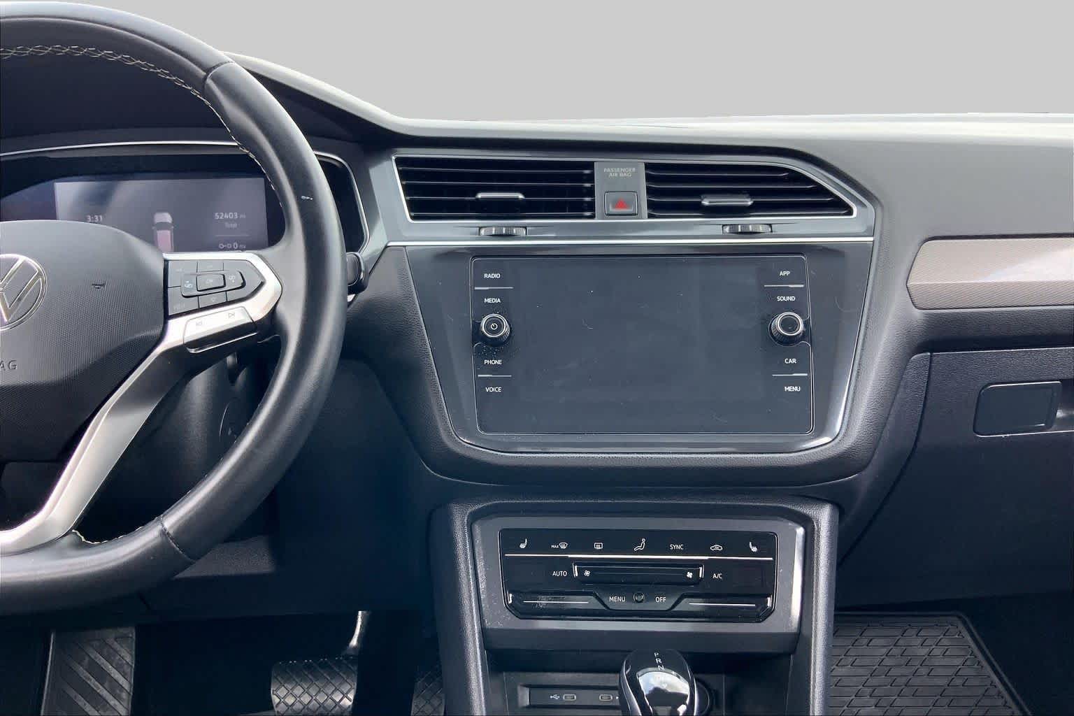 2023 Volkswagen Tiguan SE Opal White Pearl at Friendly Ford Crosby
