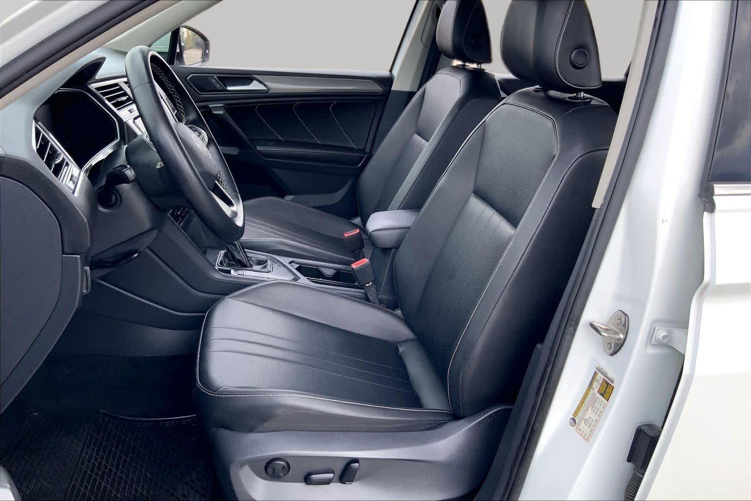 2023 Volkswagen Tiguan SE Opal White Pearl at Friendly Ford Crosby