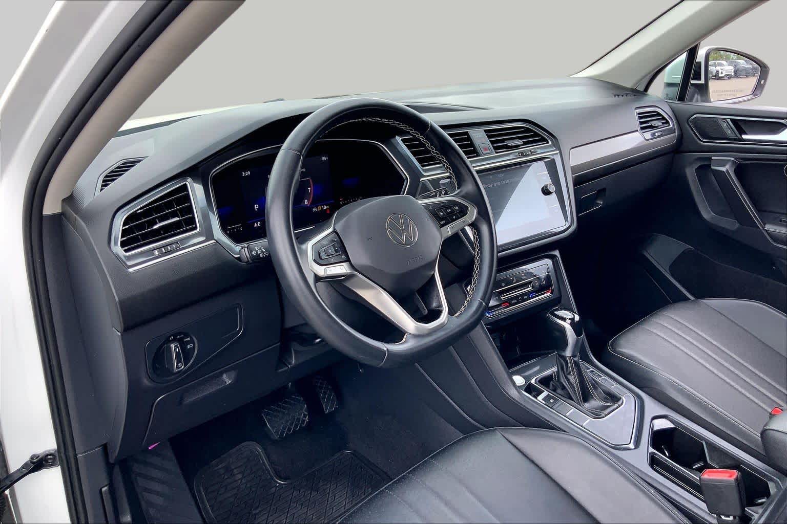 2023 Volkswagen Tiguan SE Opal White Pearl at Friendly Ford Crosby