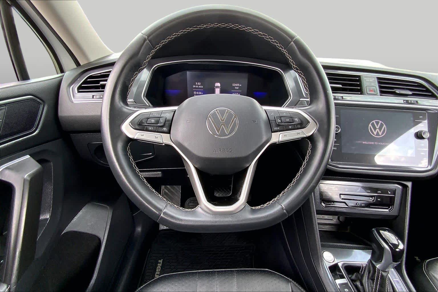 2023 Volkswagen Tiguan SE Opal White Pearl at Friendly Ford Crosby