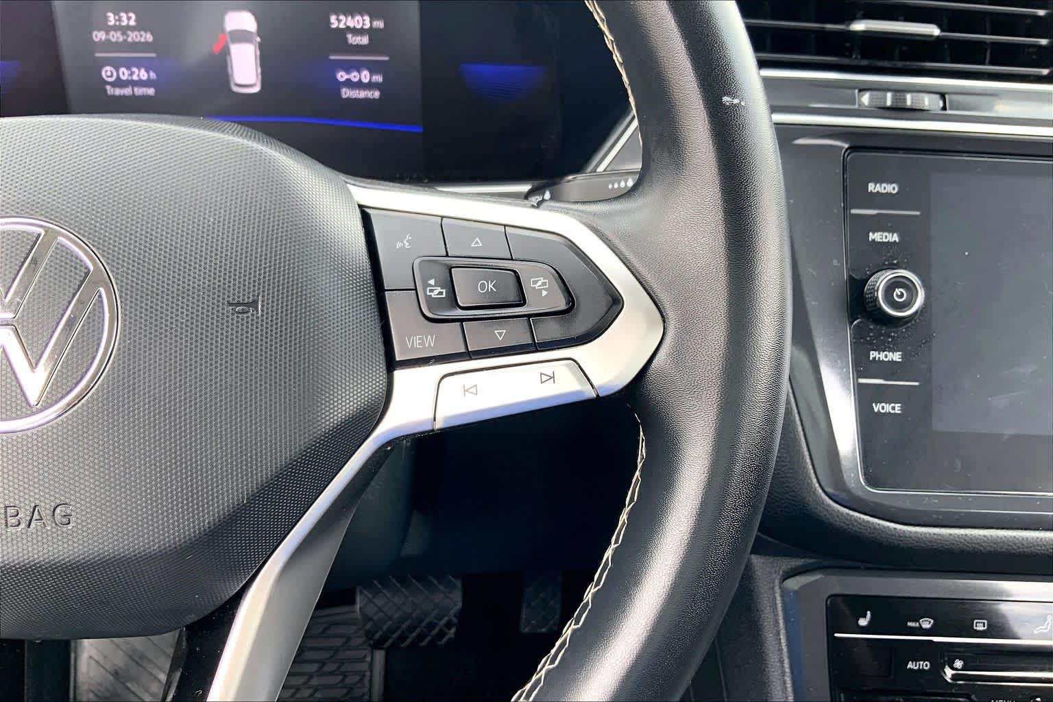 2023 Volkswagen Tiguan SE Opal White Pearl at Friendly Ford Crosby