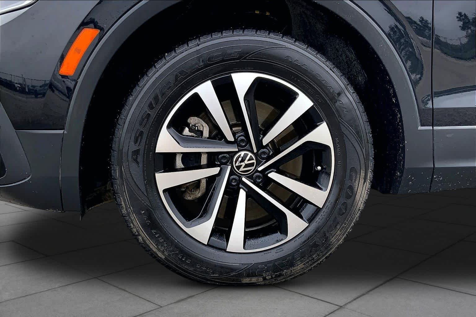2023 Volkswagen Tiguan S Deep Black Pearl at AutoNation Ford Gulf Fwy