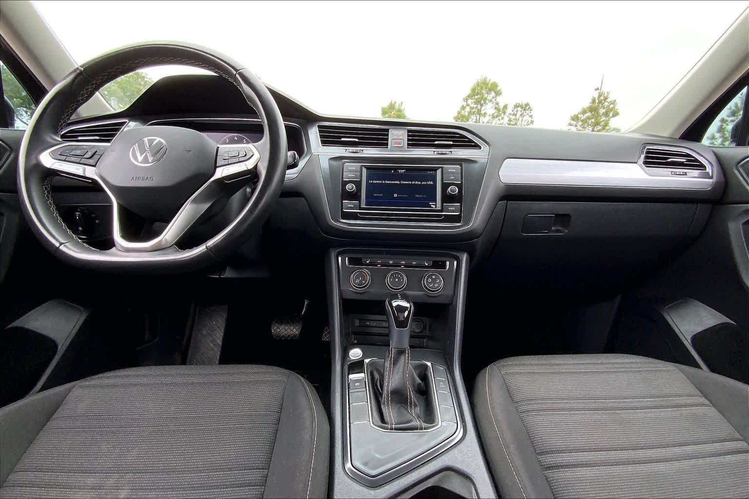 2023 Volkswagen Tiguan S Deep Black Pearl at AutoNation Ford Gulf Fwy
