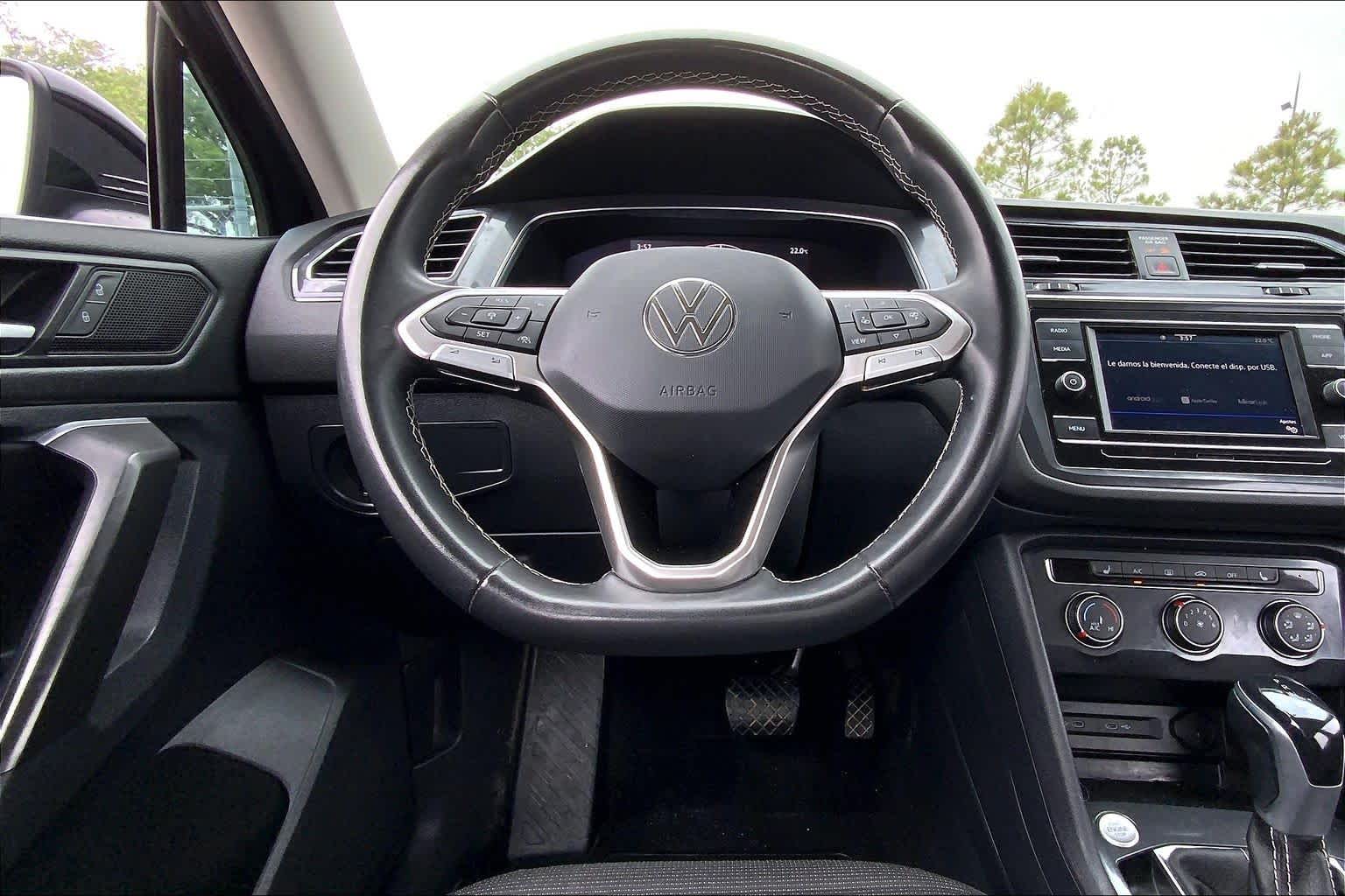 2023 Volkswagen Tiguan S Deep Black Pearl at AutoNation Ford Gulf Fwy
