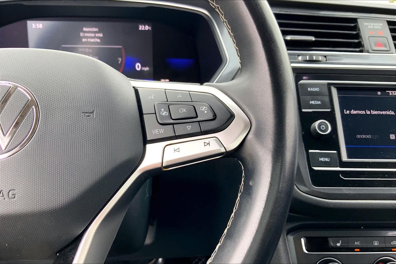 2023 Volkswagen Tiguan S Deep Black Pearl at AutoNation Ford Gulf Fwy