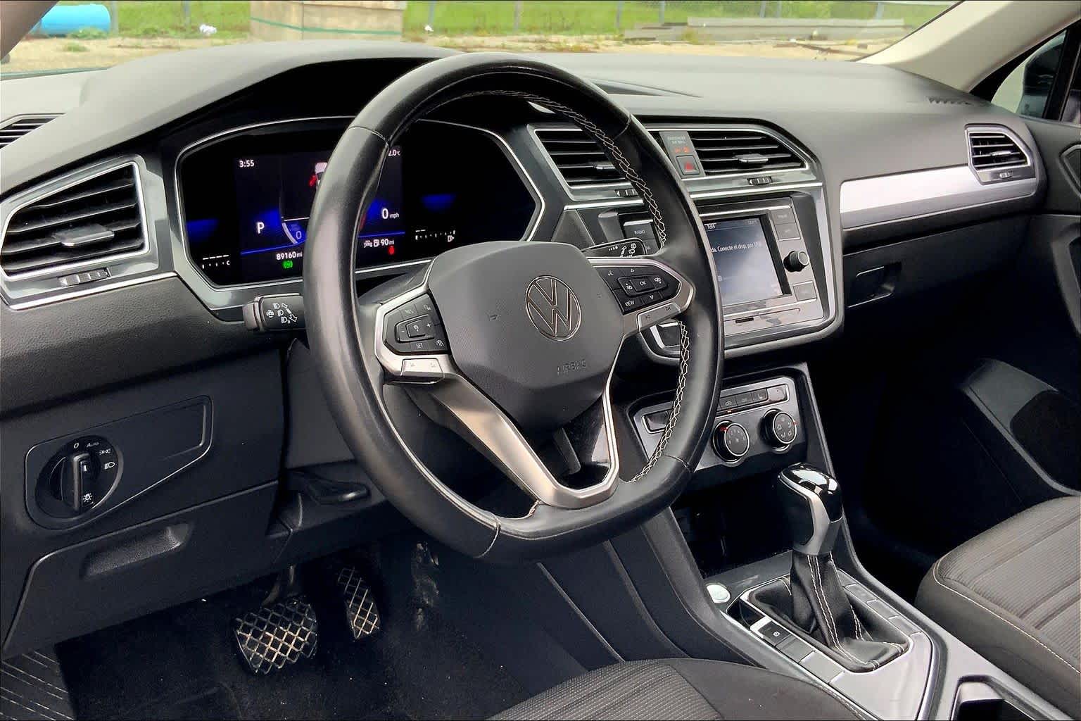 2023 Volkswagen Tiguan S Deep Black Pearl at AutoNation Ford Gulf Fwy
