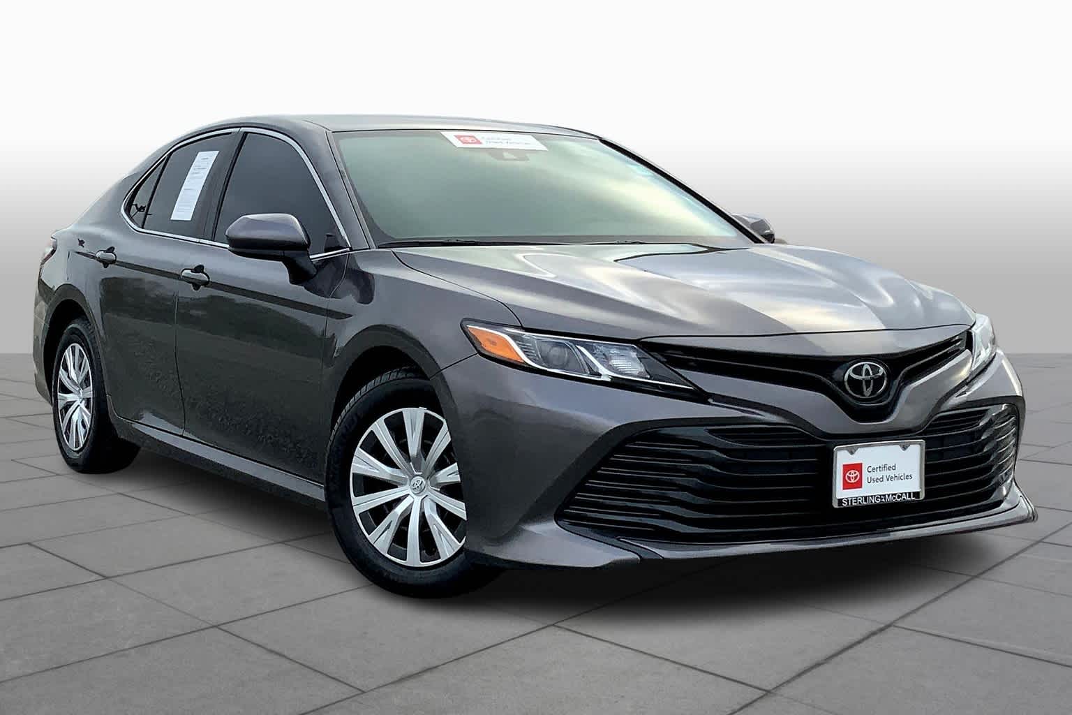2020 Toyota Camry L Predawn Gray Mica at Group 1 Toyota Southwest
