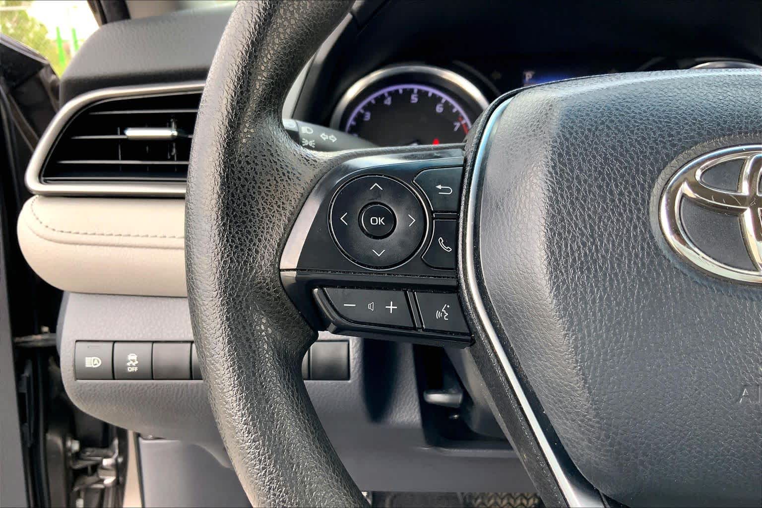 2020 Toyota Camry L Predawn Gray Mica at AutoNation Chrysler Jeep Dodge Ram Spring