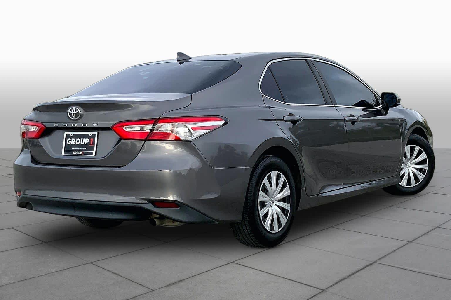 2020 Toyota Camry L Predawn Gray Mica at AutoNation Chrysler Jeep Dodge Ram Spring