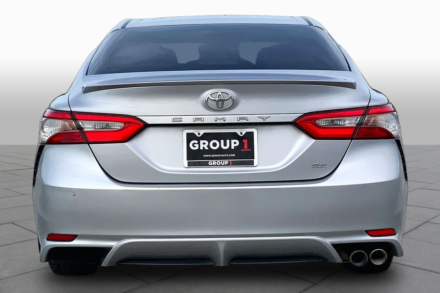 2018 Toyota Camry SE Celestial Silver Metallic at Group 1 Toyota Southwest