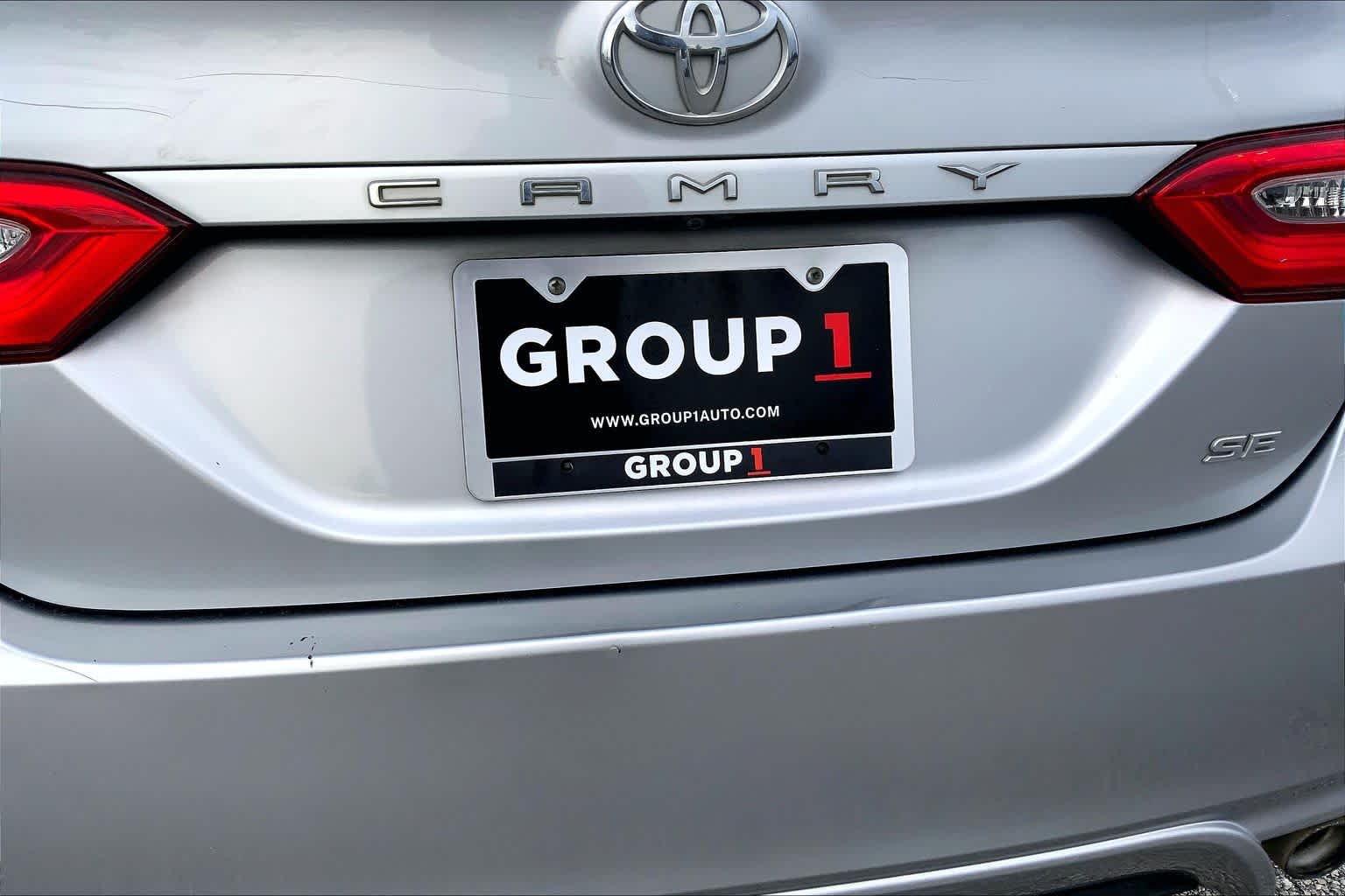 2018 Toyota Camry SE Celestial Silver Metallic at Group 1 Toyota Southwest