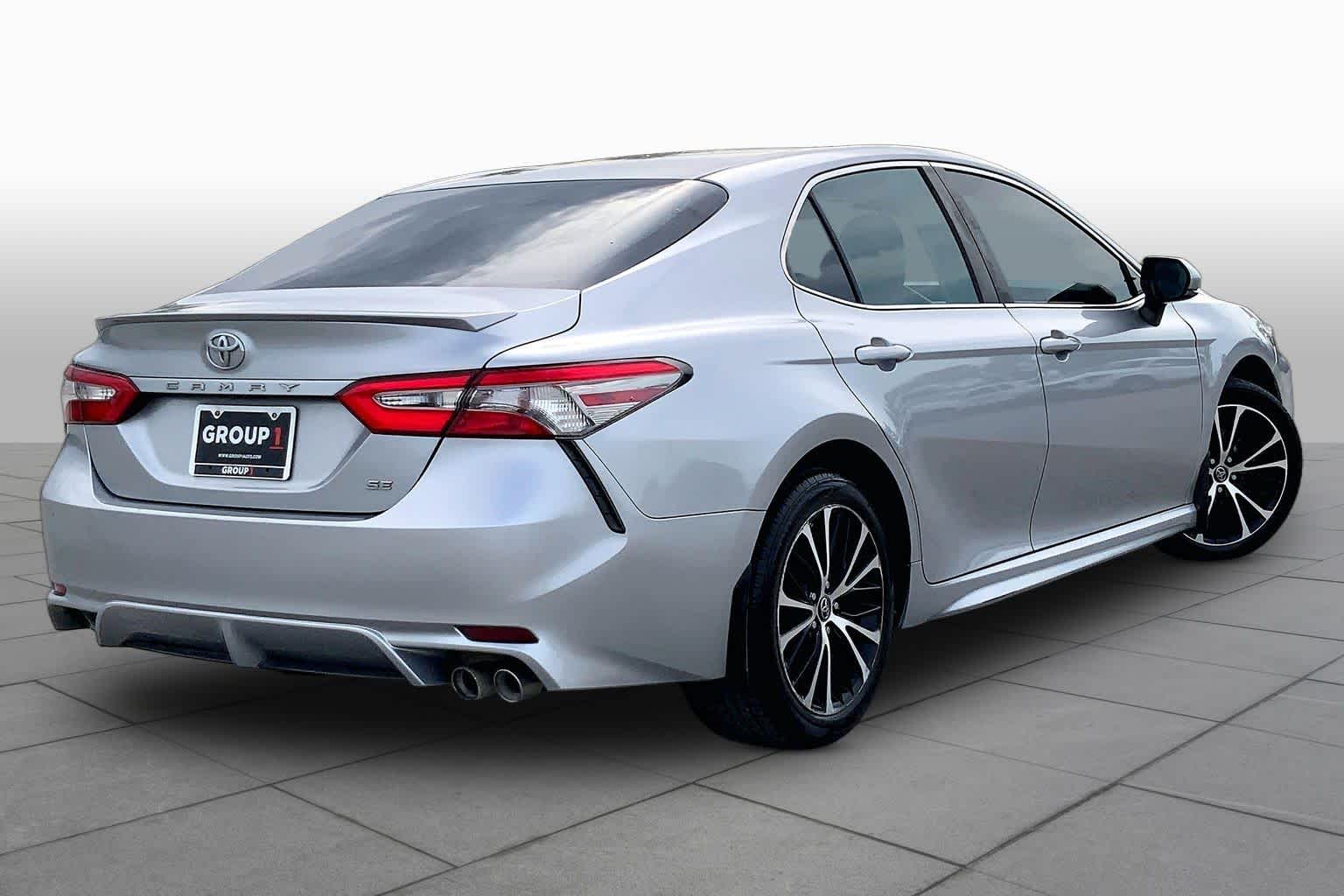 2018 Toyota Camry SE Celestial Silver Metallic at Group 1 Toyota Southwest