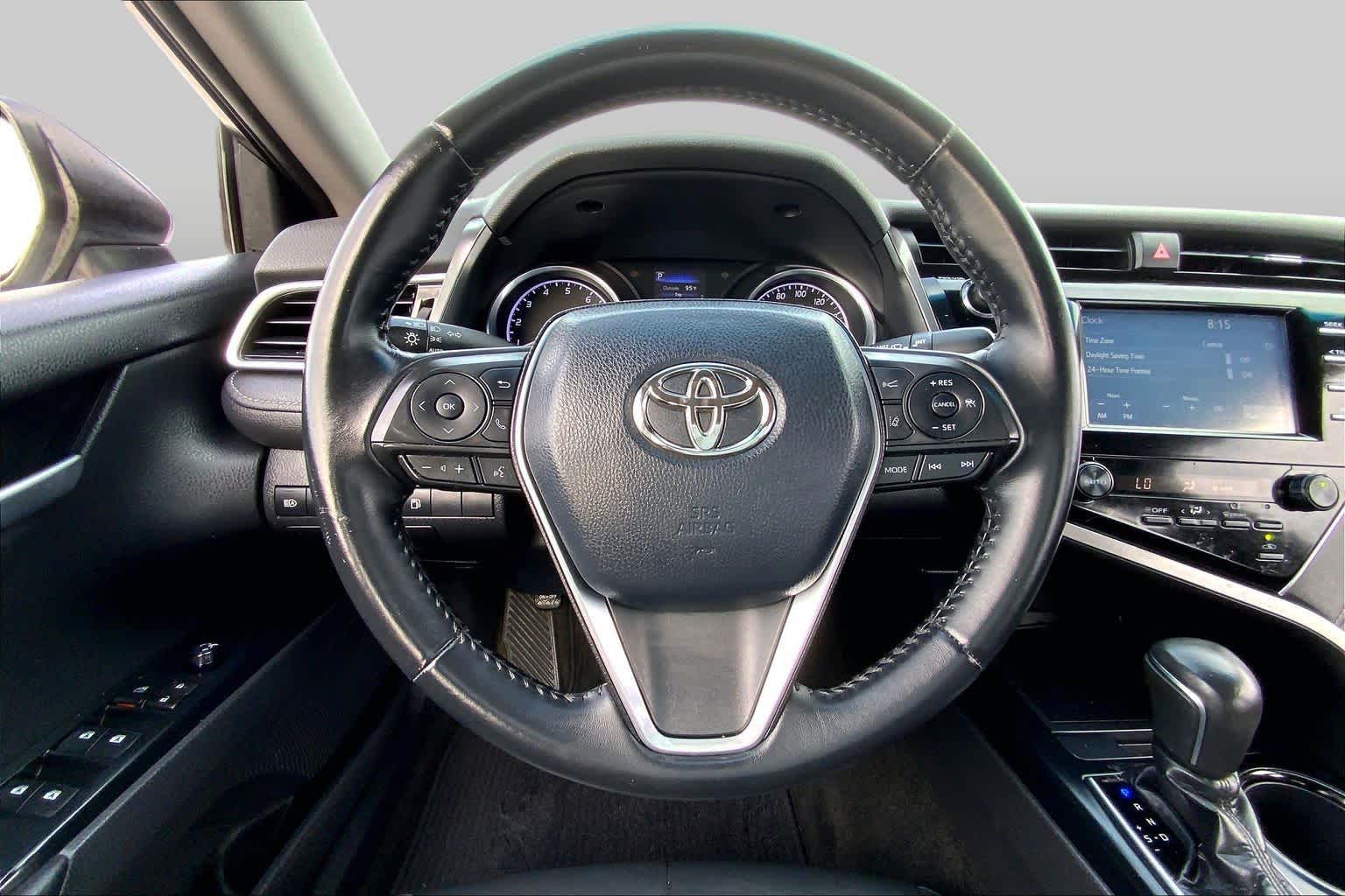 2018 Toyota Camry SE Celestial Silver Metallic at Group 1 Toyota Southwest