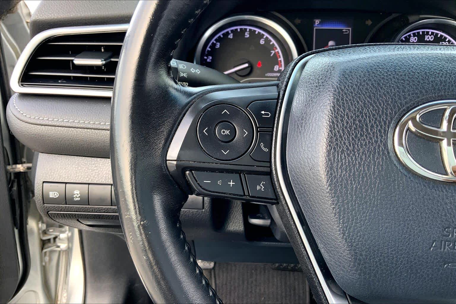 2018 Toyota Camry SE Celestial Silver Metallic at Group 1 Toyota Southwest