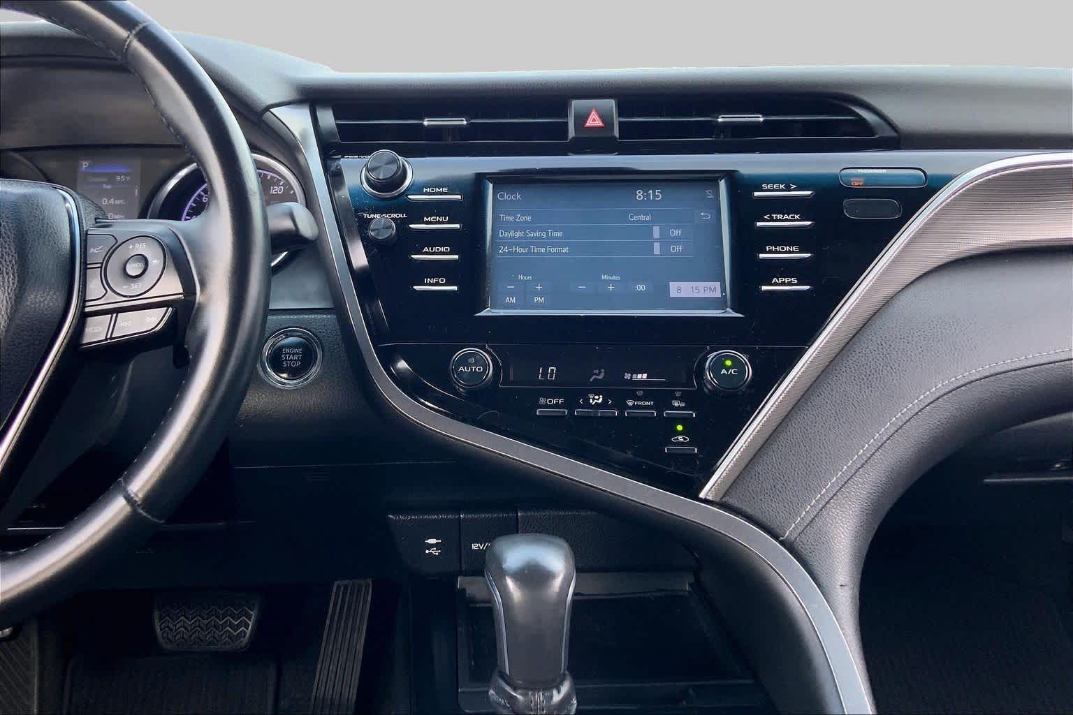 2018 Toyota Camry SE Celestial Silver Metallic at Group 1 Toyota Southwest