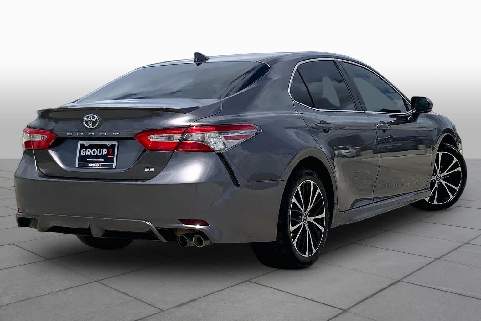 2019 Toyota Camry SE Predawn Gray Mica at Beck & Masten Kia