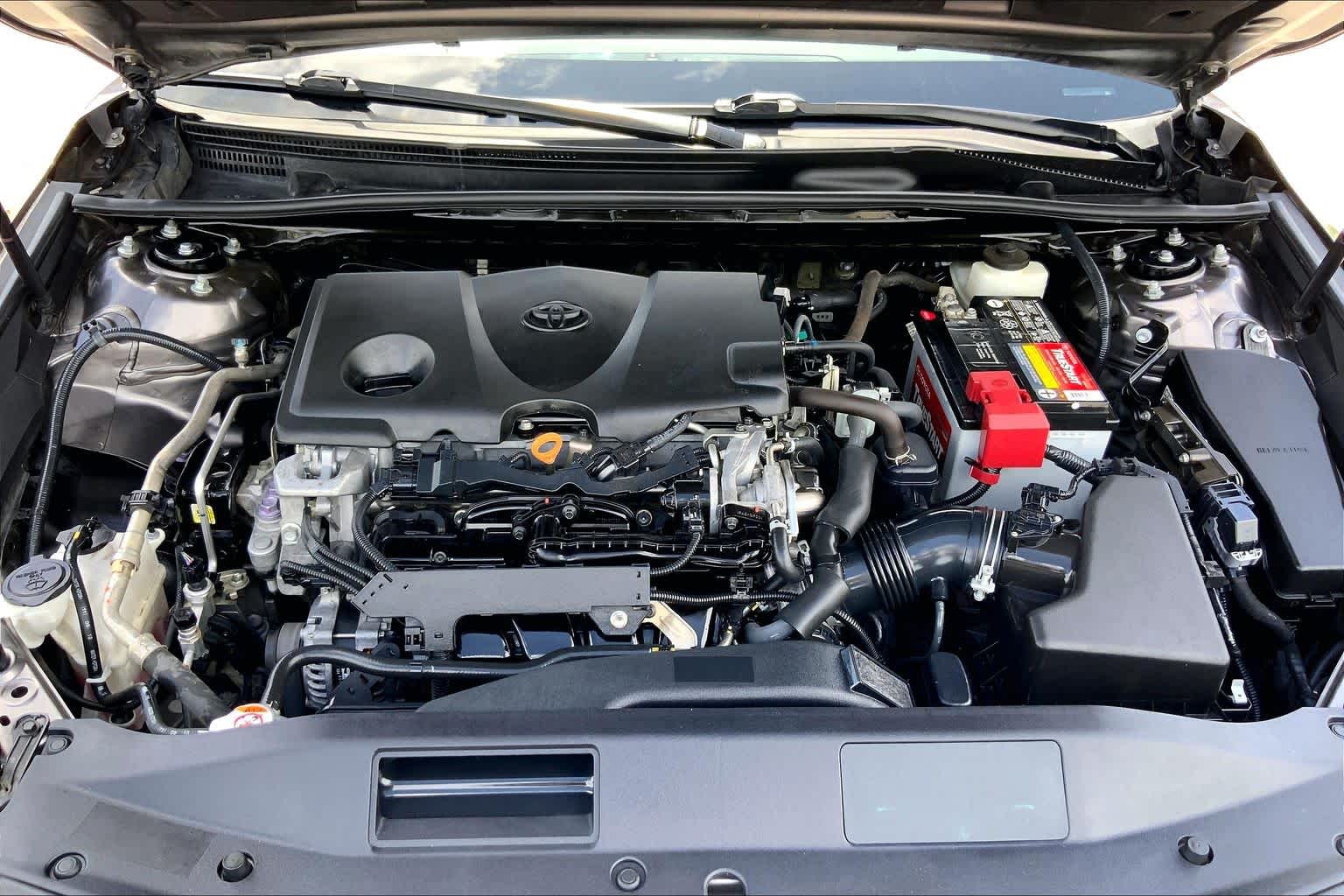 2019 Toyota Camry SE Predawn Gray Mica at Beck & Masten Kia