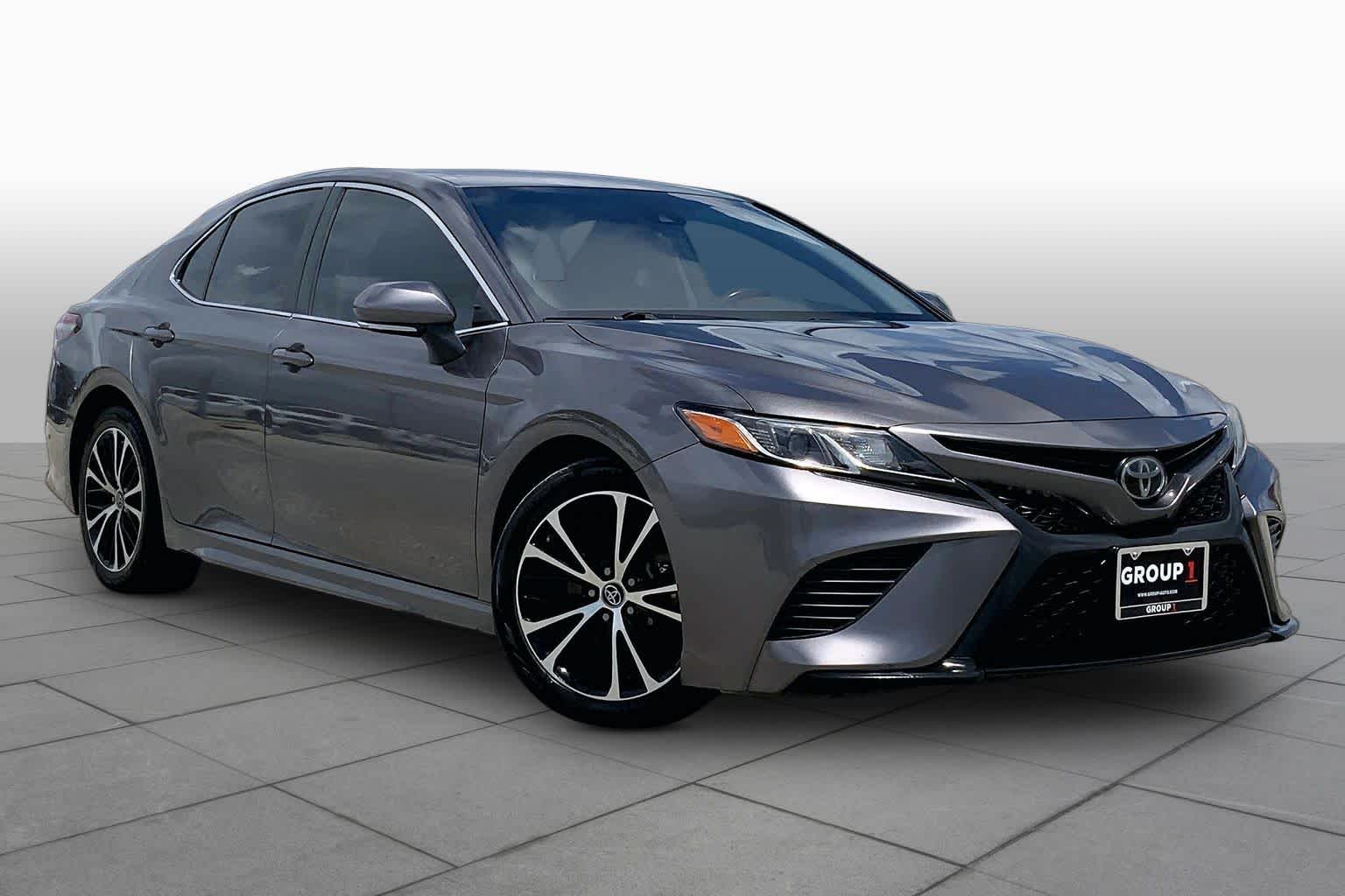 2019 Toyota Camry SE Predawn Gray Mica at Beck & Masten Kia