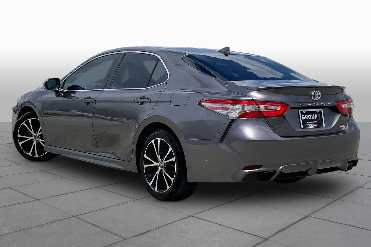 2019 Toyota Camry SE Predawn Gray Mica at Beck & Masten Kia