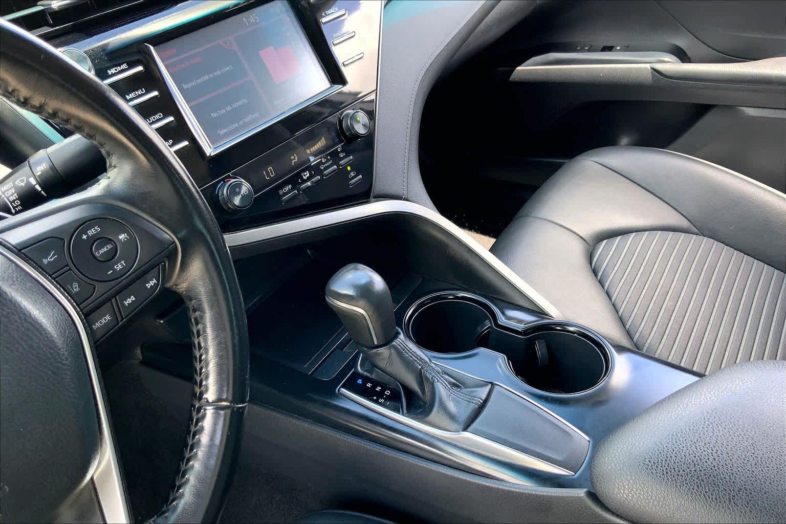 2019 Toyota Camry SE Predawn Gray Mica at Beck & Masten Kia