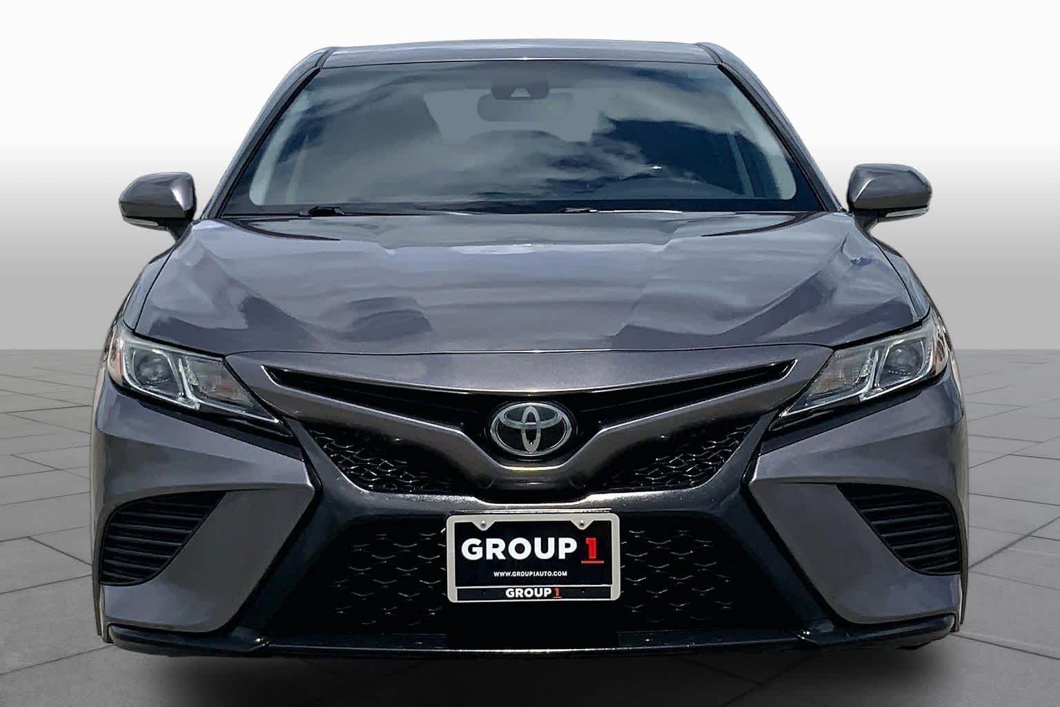 2019 Toyota Camry SE Predawn Gray Mica at Beck & Masten Kia