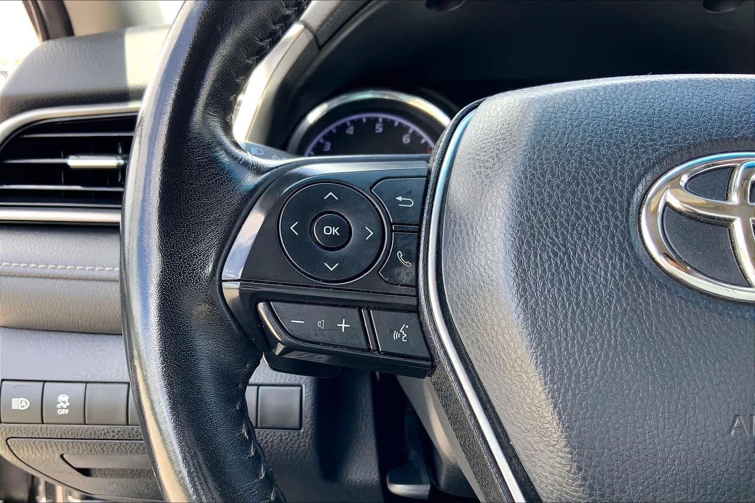 2019 Toyota Camry SE Predawn Gray Mica at Beck & Masten Kia
