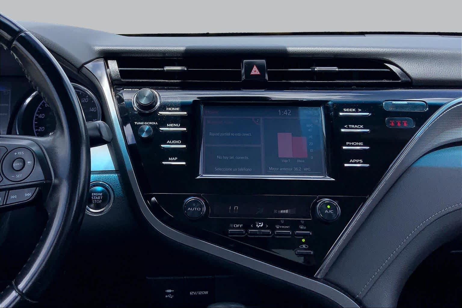 2019 Toyota Camry SE Predawn Gray Mica at Beck & Masten Kia