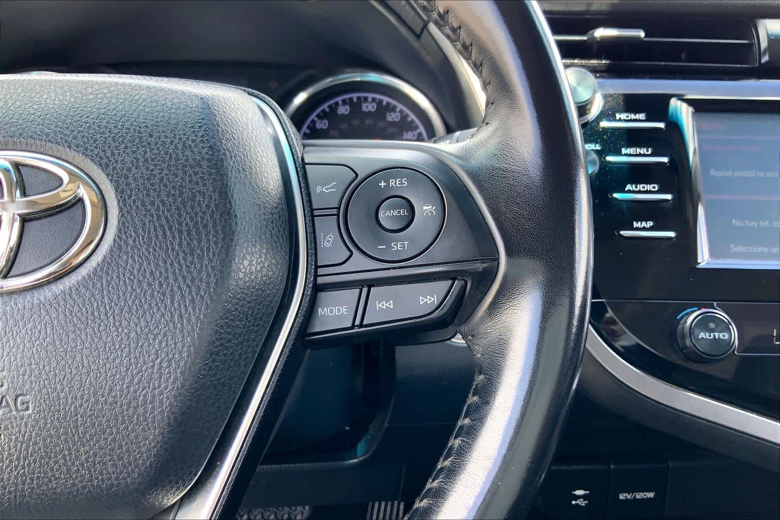2019 Toyota Camry SE Predawn Gray Mica at Group 1 Toyota Southwest