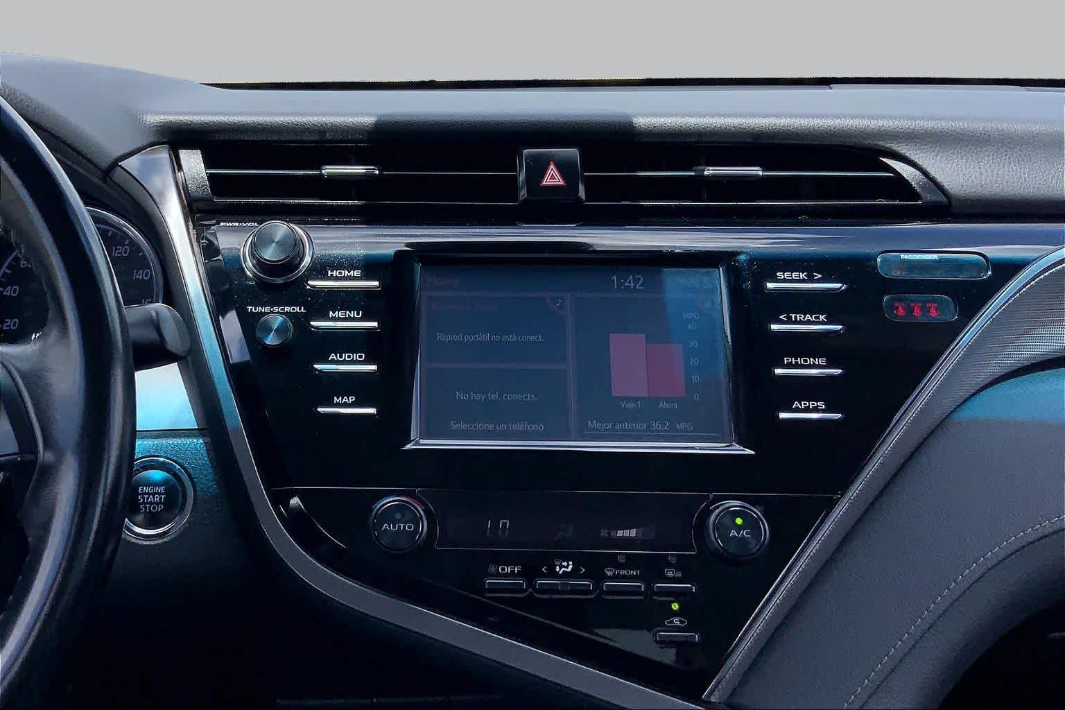 2019 Toyota Camry SE Predawn Gray Mica at Group 1 Toyota Southwest