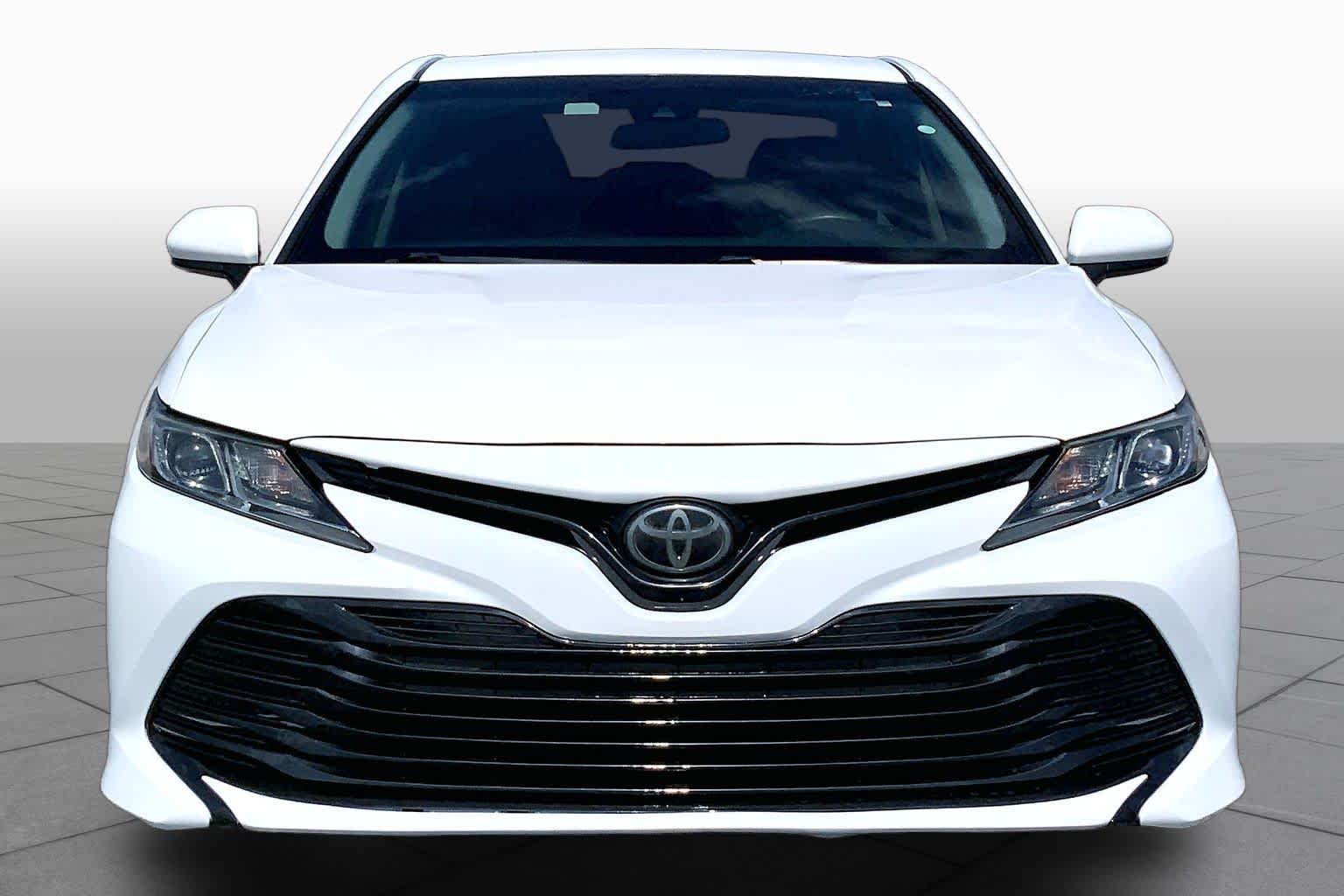2018 Toyota Camry LE Super White at Tomball Chrysler Dodge Jeep Ram